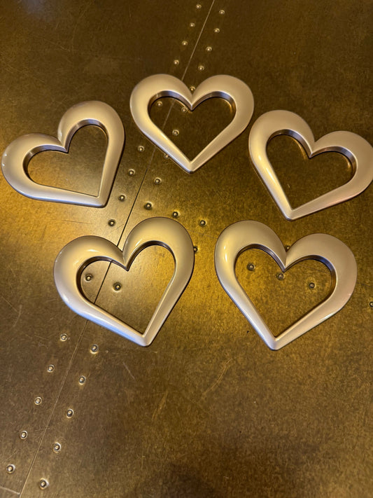 3.5” Heart Metal Buckle, Matt Gold, Heart, Buckle, Clothing, Swimwear, Tops, Crafts, Couture, Fashion, Swimwear Collection