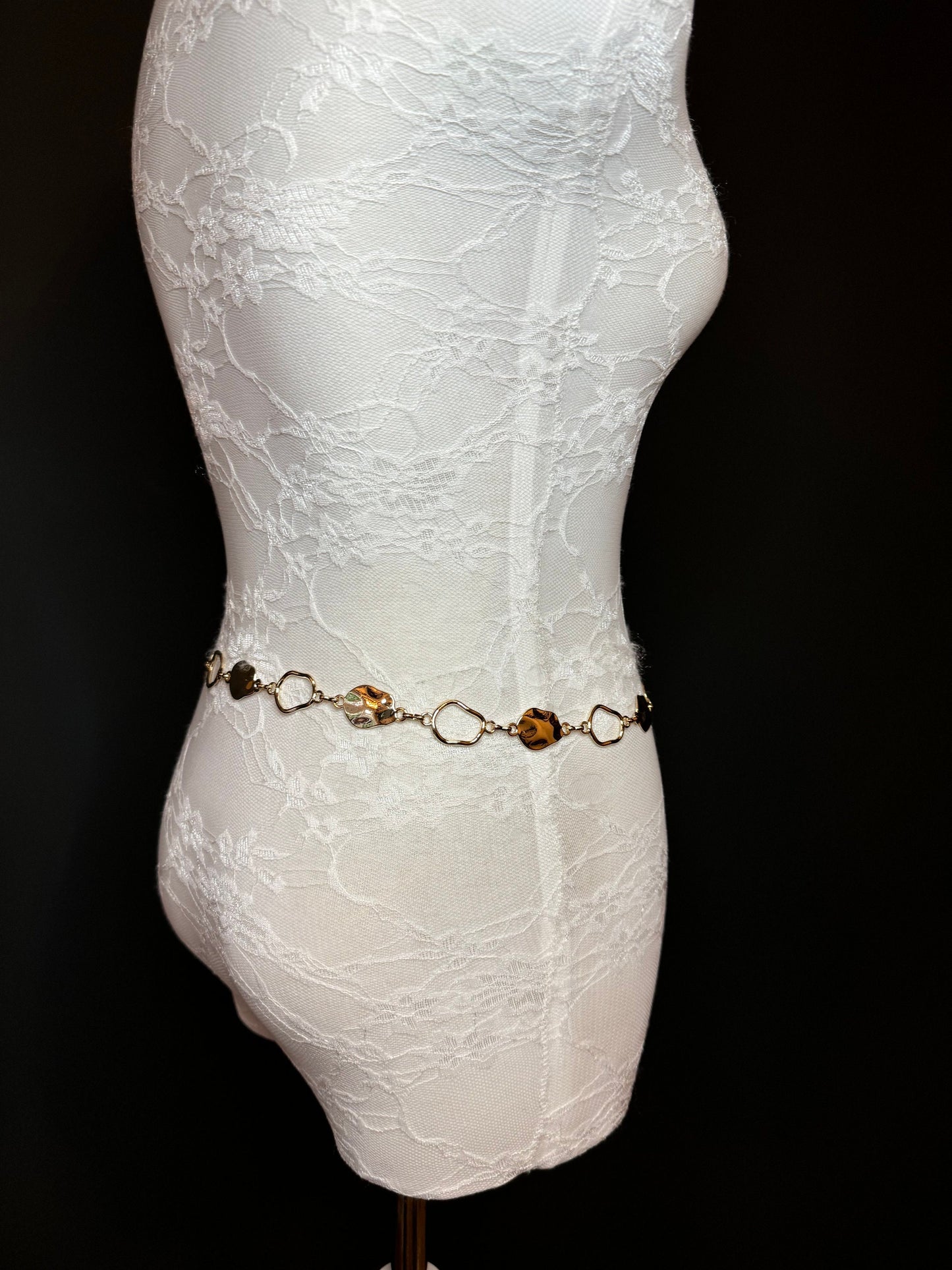 X-long Ring Belt, Metal 1” Rings Belt, Teen Sizes, Size 18”-60”, Fan Design, Fan Collection, Gold, Silver Metal belt, Fashion Accessory