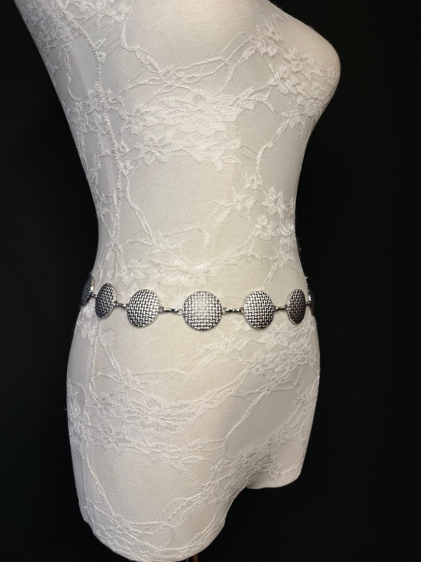 X-long Metal Belt, Elegant Fashion Belt, Teen Sizes, Sizes 18”-60”, Fan Design, Fan Collection, Gold, Silver Metal belt, Fashion Accessory