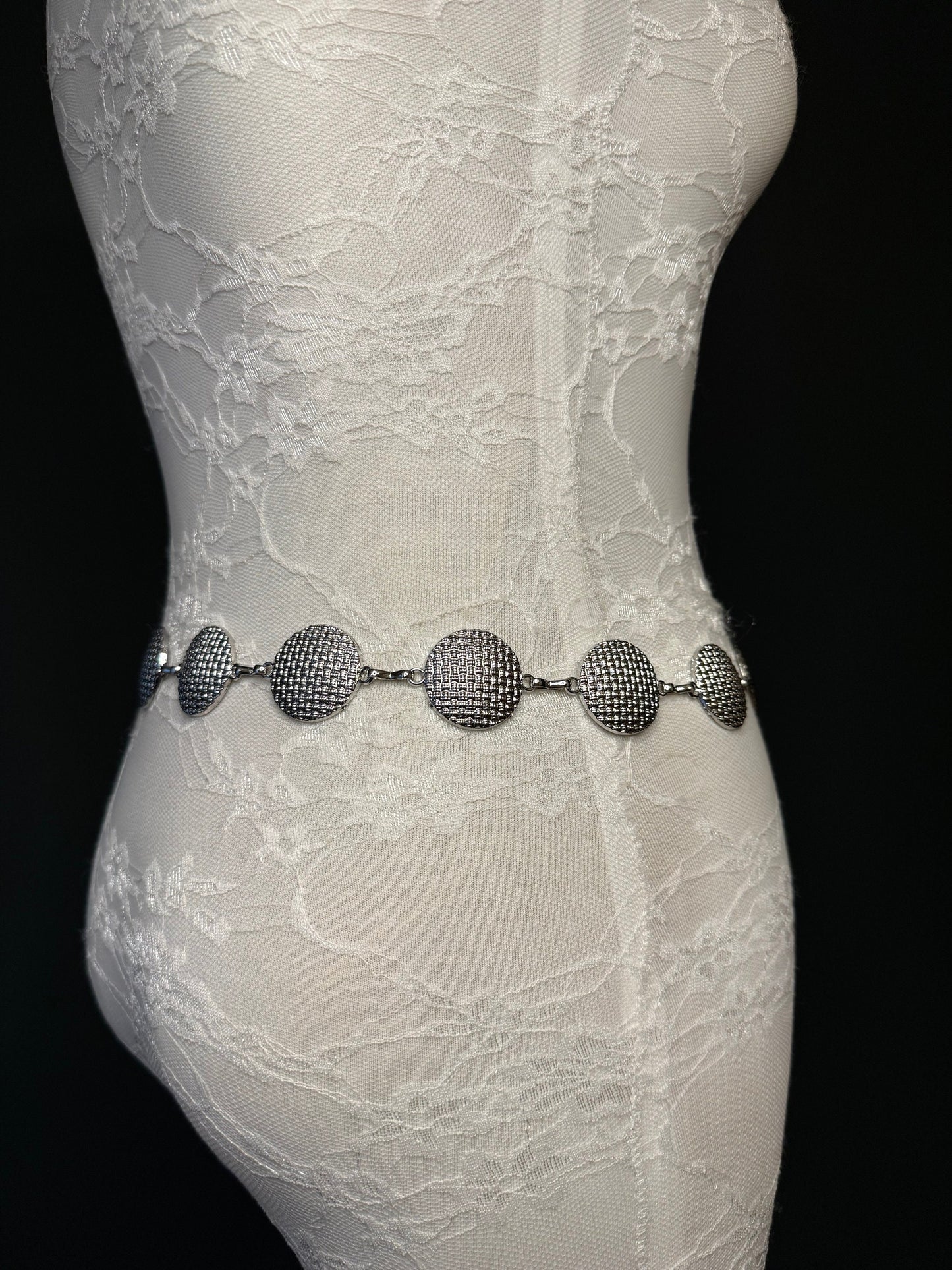 X-long Metal Belt, Elegant Fashion Belt, Teen Sizes, Sizes 18”-60”, Fan Design, Fan Collection, Gold, Silver Metal belt, Fashion Accessory