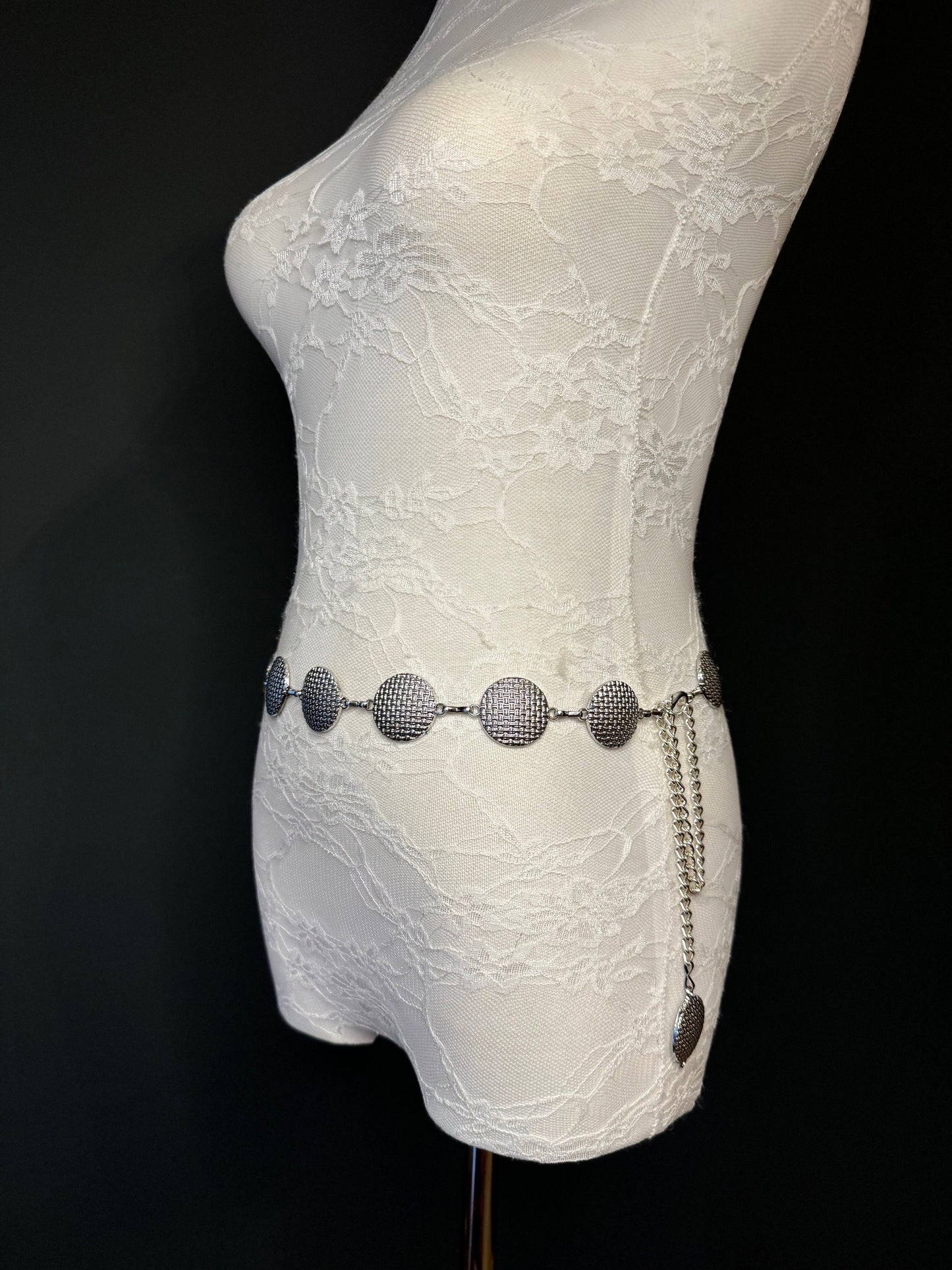 X-long Metal Belt, Elegant Fashion Belt, Teen Sizes, Sizes 18”-60”, Fan Design, Fan Collection, Gold, Silver Metal belt, Fashion Accessory