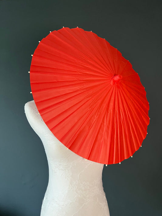Red Umbrella, Decorative, Party, Bridesmaid Umbrella, Gift, Sun Umbrella, Weddings, Bridesmaid, Home Decor, Events, Display, 24” Wide