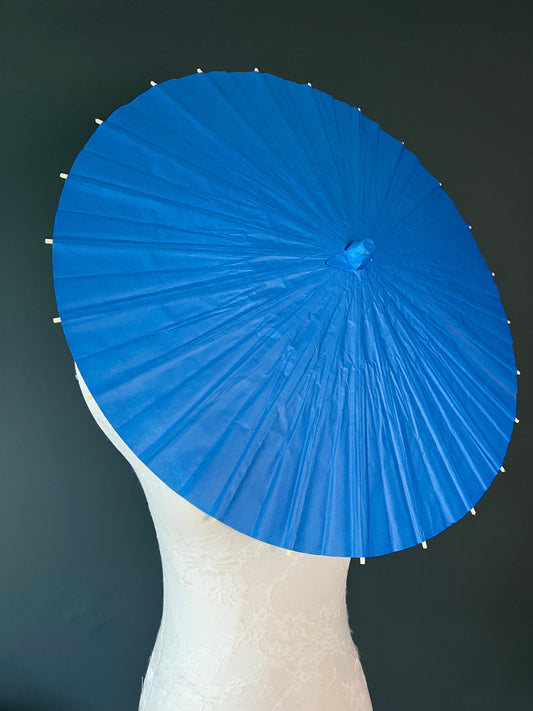 Blue Umbrella, Decorative, Party, Bridesmaid Umbrella, Gift, Sun Umbrella, Wedding, Bridesmaid, Home Decor, Events, Display, 24” Wide