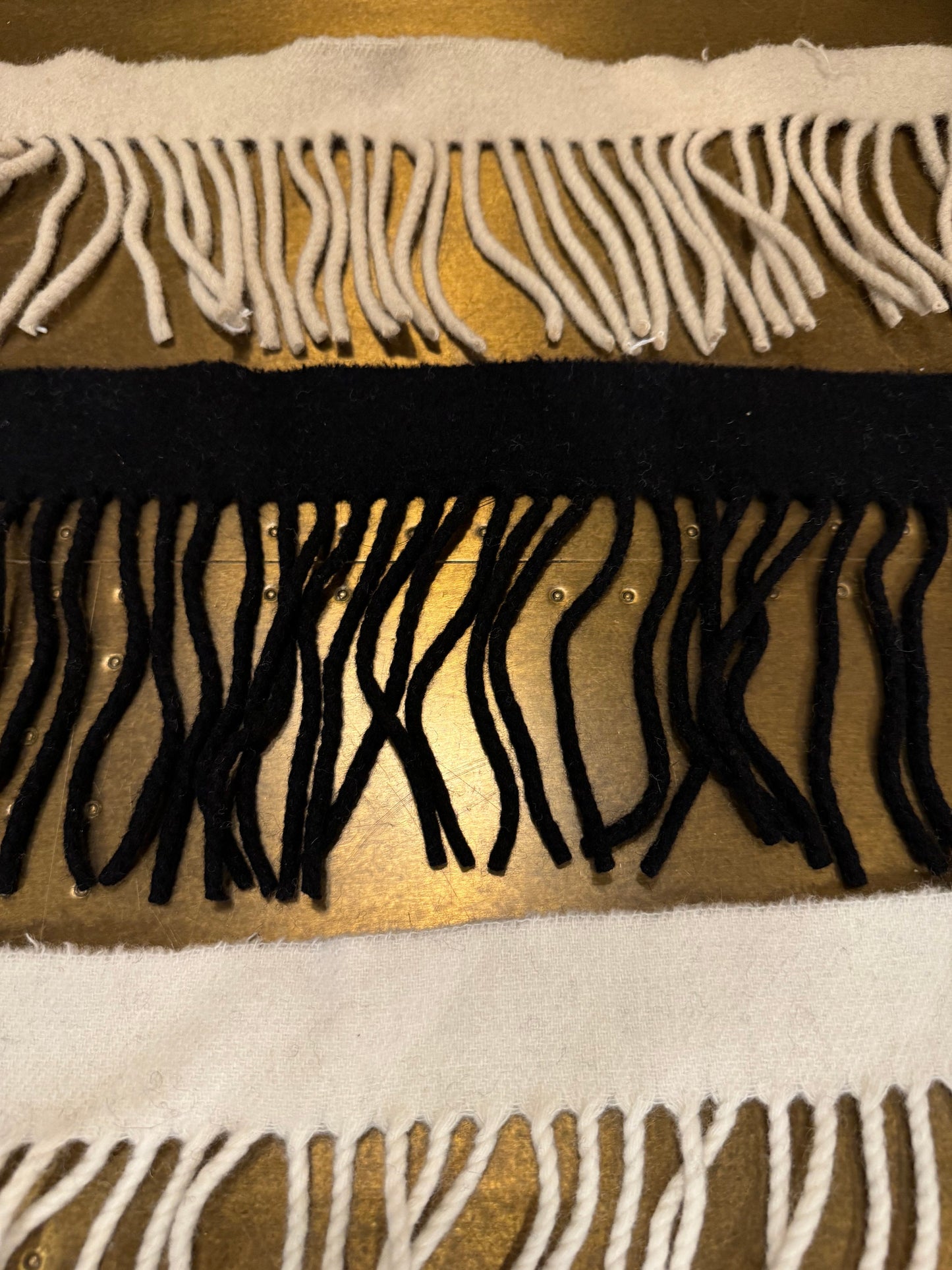Fringe, 4.5” Wide Luxurious Soft Polyester Fringe, Tassel, Blanket Fringe, 4 Colours, Furnishings, Craft, Clothing, 11cm wide, Knitwear