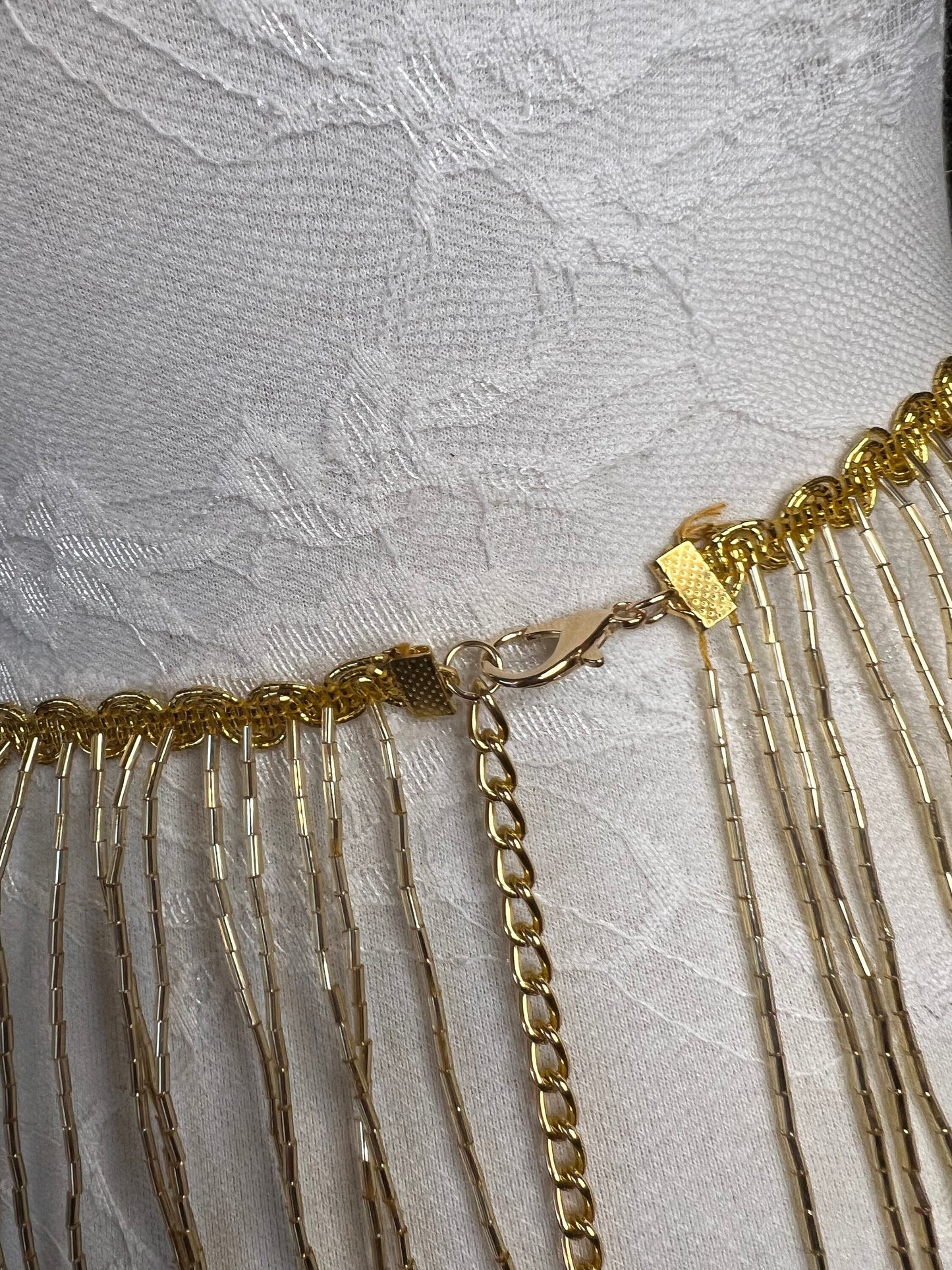 X-long Belt, Glass Beaded Fringe Belt, 8 colours, Sizes 18 to 60 inch, FAN Design, Fashion, Costume, Dance, Festival, 6” Wide Belt