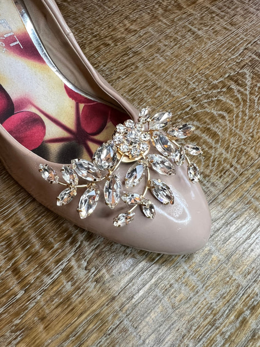 Rhinestone Shoe Clip, Bag Clip, Bridal, Bridesmaid, Party Silver Gold