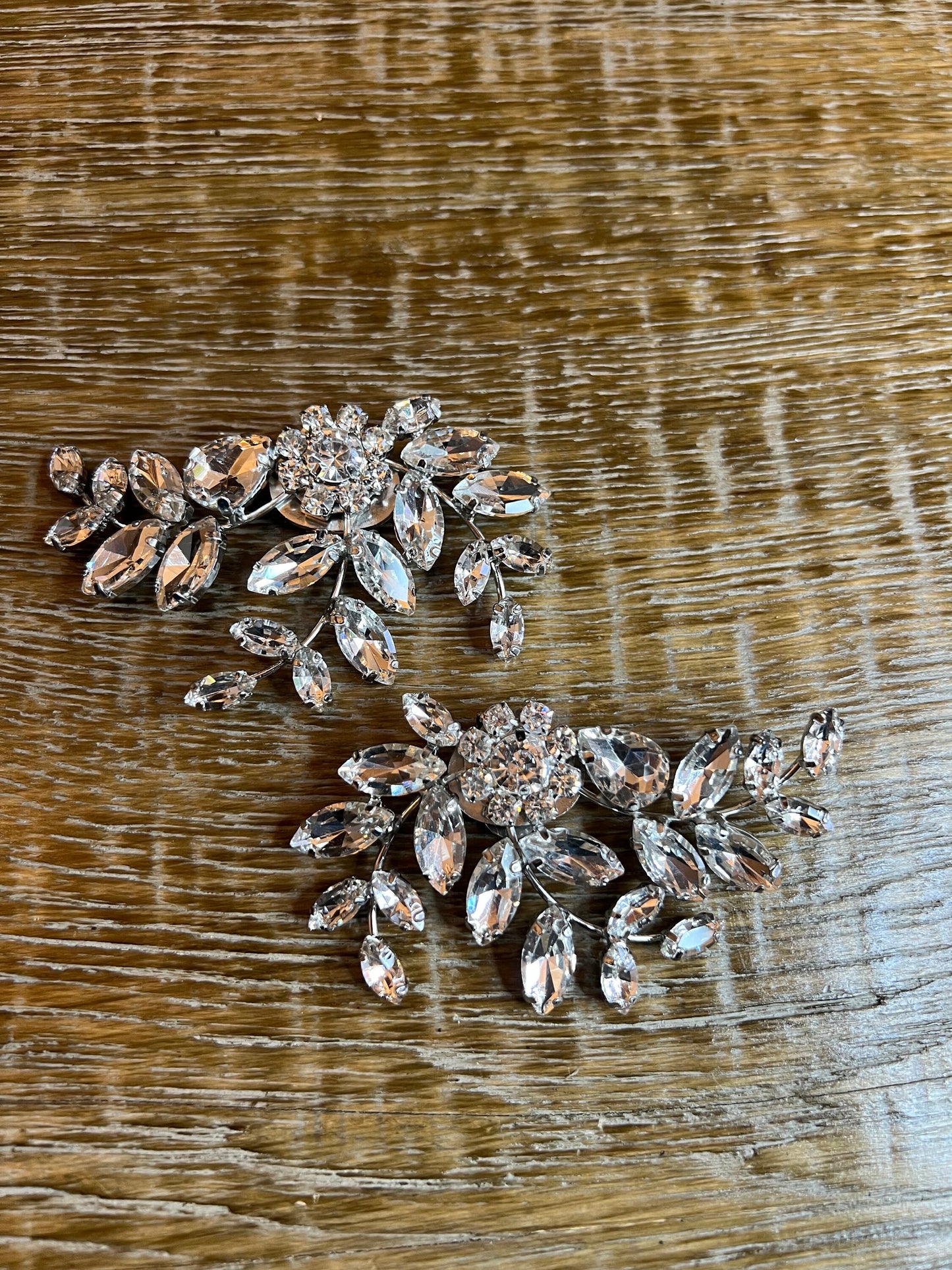 Rhinestone Shoe Clip, Bag Clip, Bridal, Bridesmaid, Party Silver Gold