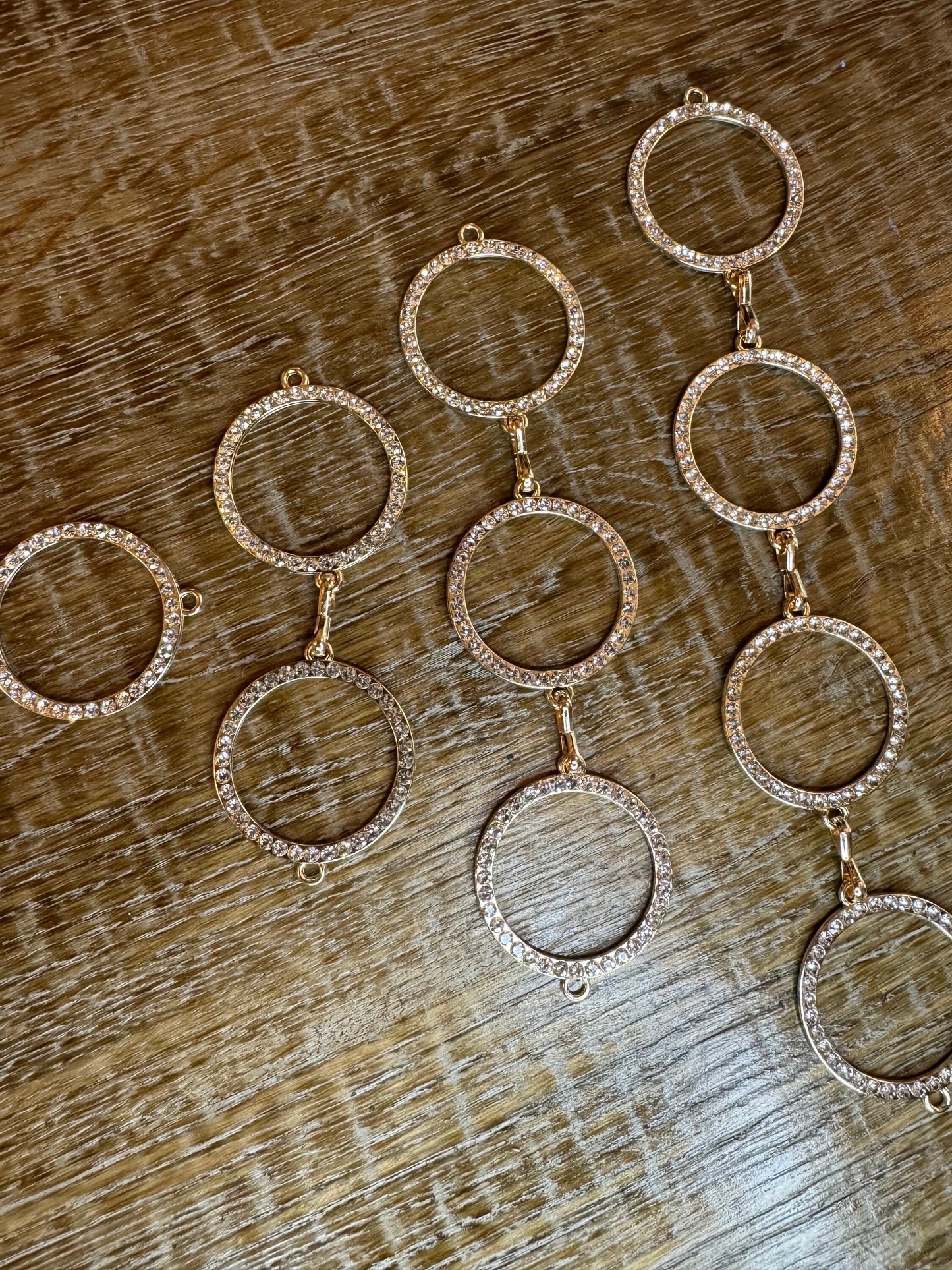 4cm Diamanté Solid Metal Rings, Rhinestone Rings, Silver, Gold, Swimwear, Crafts, Clothing, Belts Ring, Metal Ring, Buckle, Linked Rings