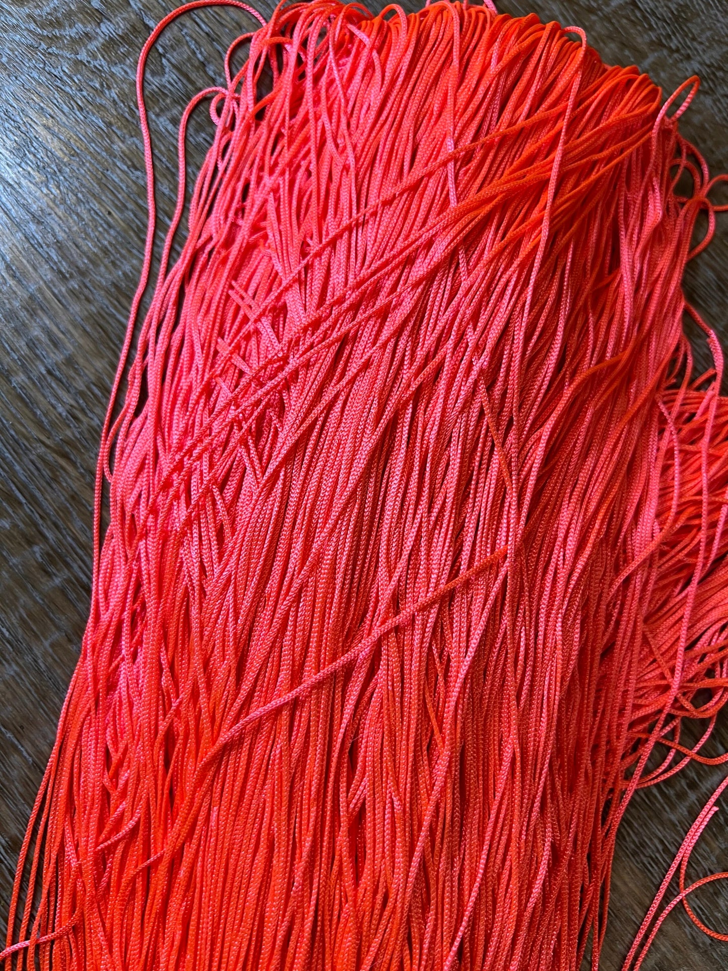 40" 100cm Wide Dense Fringe Trim, Fluorescent Orange, 27 Colours Available