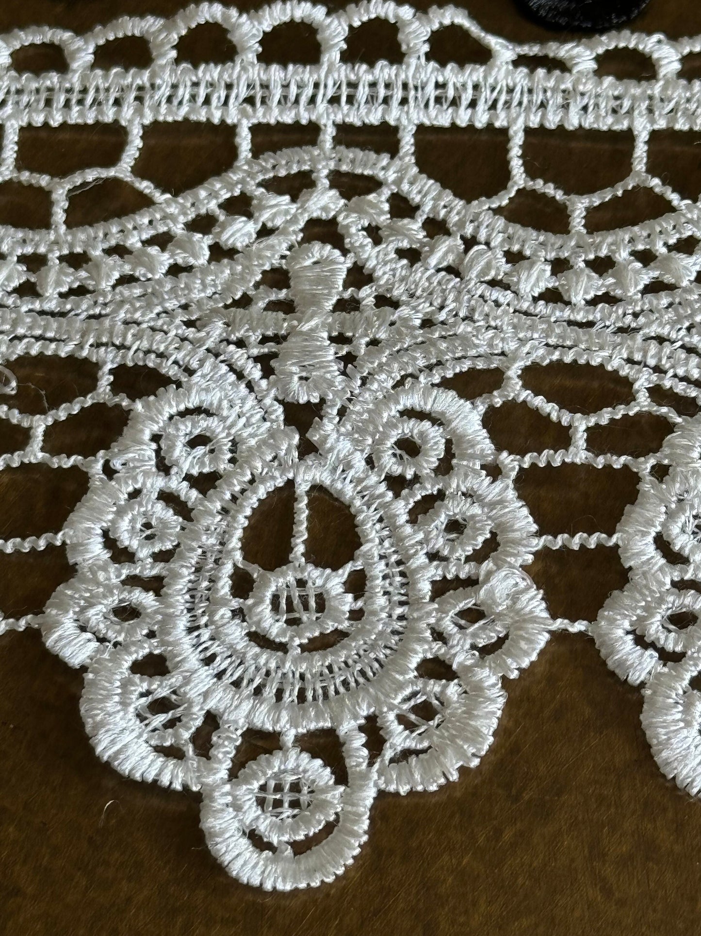 3.5” Wide Column Lace Trim, Black, Ivory Lace, Soft Lace, 9cm Wide, Quality Lace, Bridal, Dresses, Clothing, Craft Lace, Tops, Dresses