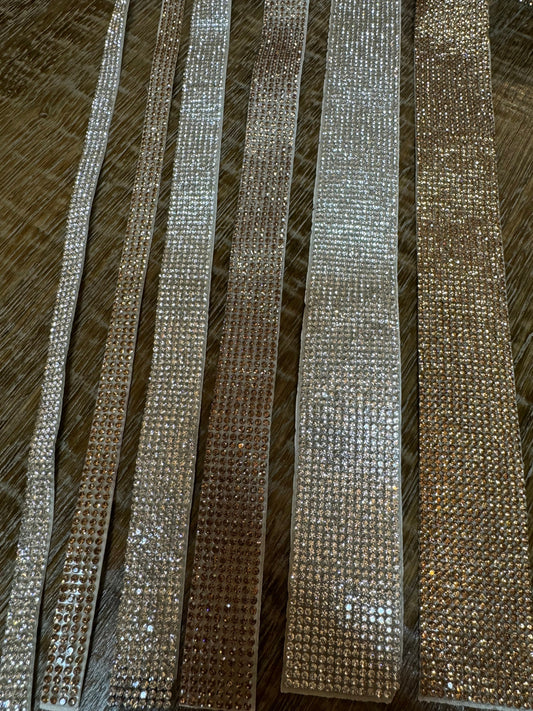 Loose Rhinestone Diamante, Rhinestone Trim, Wedding, Dresses, Belt Bridal Appliqués, Silver, Gold, Glue Adhesive, 1cm, 1.8cm, 3cm