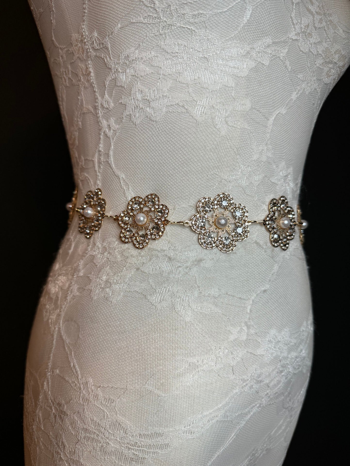 X-long Rhinestone Diamante Belt, Metal Belt, Teen Sizes, Size 18”-60”, Fan Design, Fan Collection, Gold, Bridal,, Fashion Accessory, Elegant