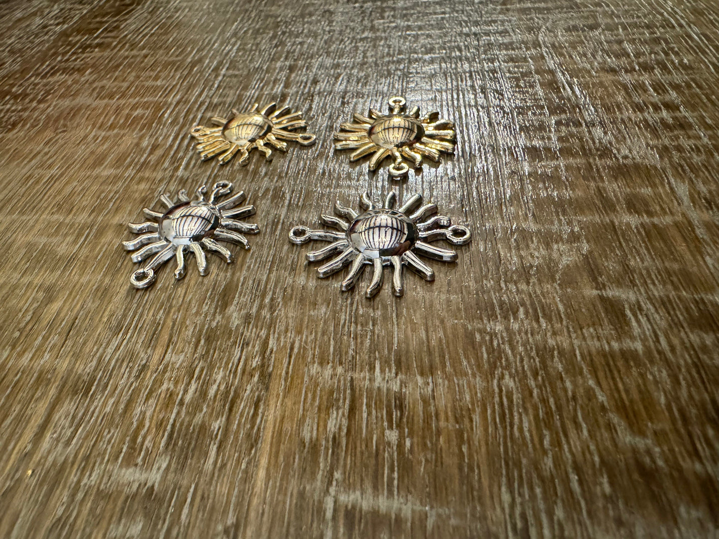 1.5” Sun Metal Gold Buckle, Metal Sun Buckle, Gold, Silver,Buckle, 1.5” Wide, , Tops, Bags, Crafts, Swimwear, Fashion Buckle, FAN Collection