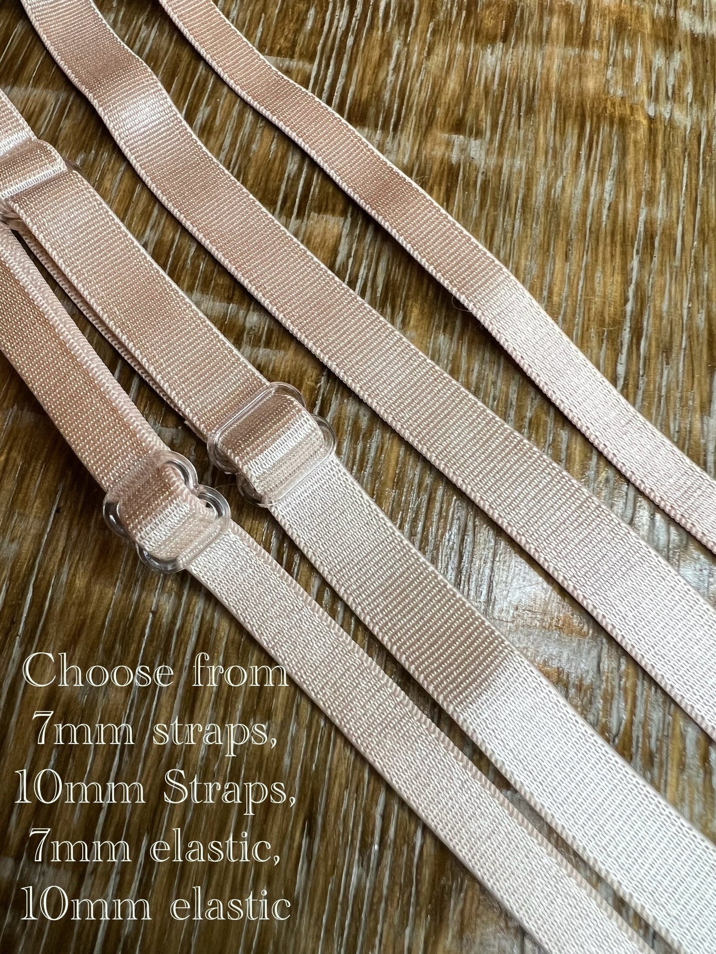Bra Straps, Bra Strap Elastic, Sewing Bra Straps, 82 Colours, Adjustable, Sew on, Lingerie, 6mm Wide, 10mm Wide, Soft Quality, Bra Elastic