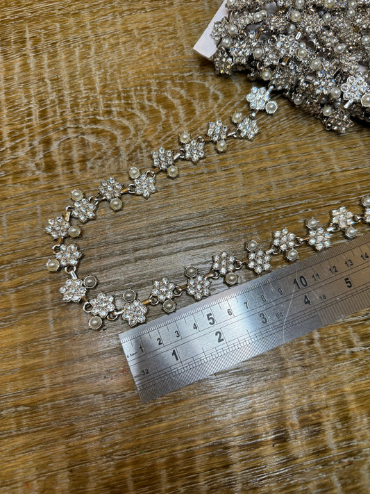 Diamante Chain, Diamanté, High Quality, Rhinestones Trimming, Silver Rhinestones, Diamanté Crystal, Jewel Trimming