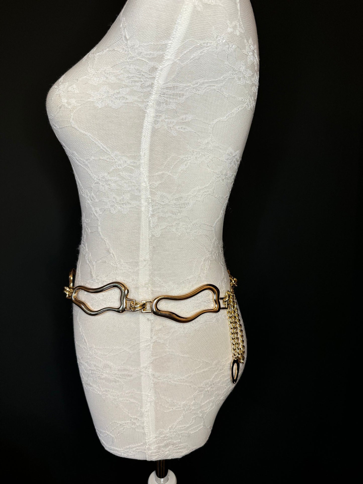 X-long Ring Belt, Metal Ring Belt, Teen Sizes, Size 18”-60”, Fan Design, Fan Collection, Gold, Silver Metal belt, Fashion Accessory