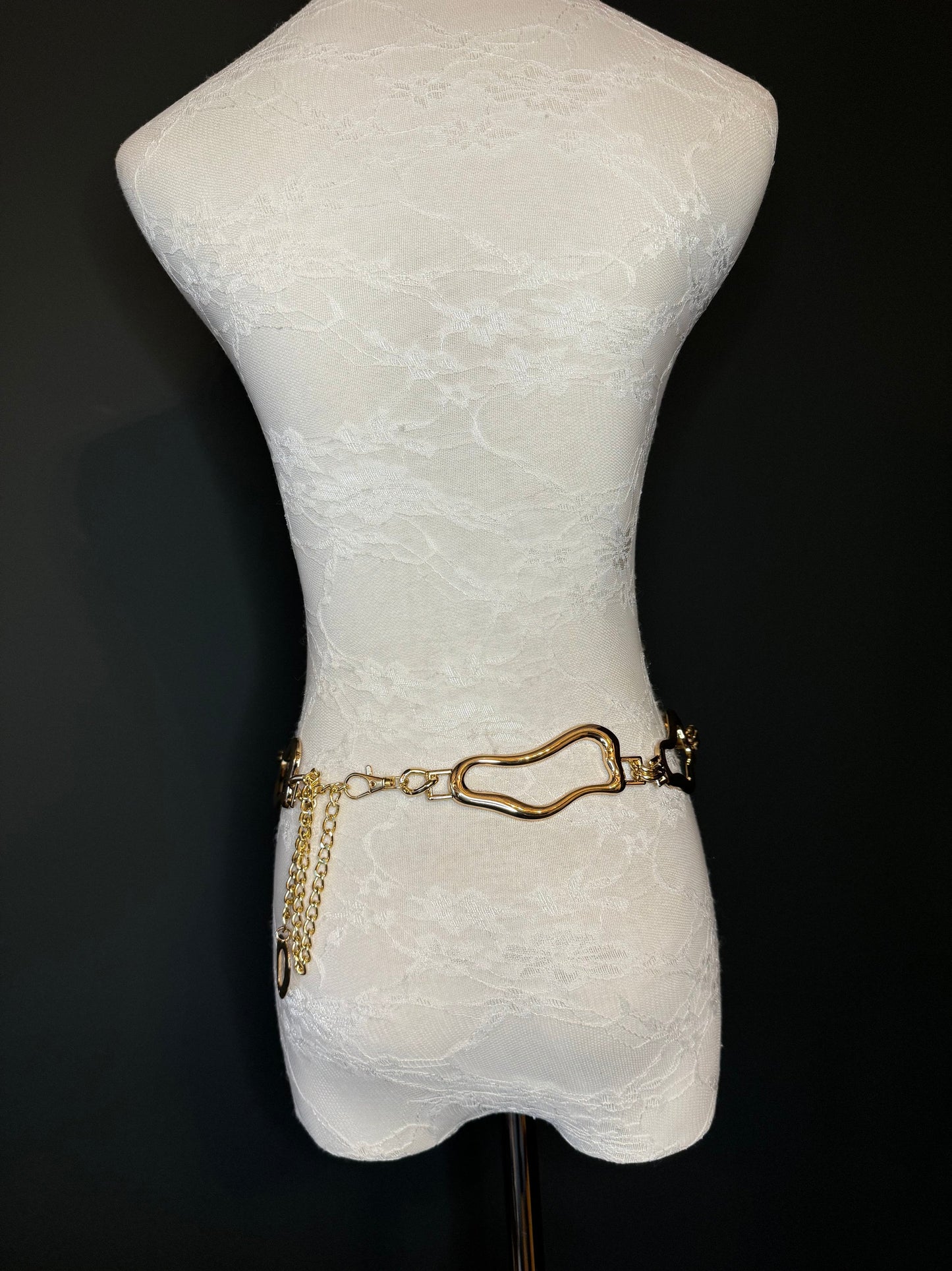 X-long Ring Belt, Metal Ring Belt, Teen Sizes, Size 18”-60”, Fan Design, Fan Collection, Gold, Silver Metal belt, Fashion Accessory