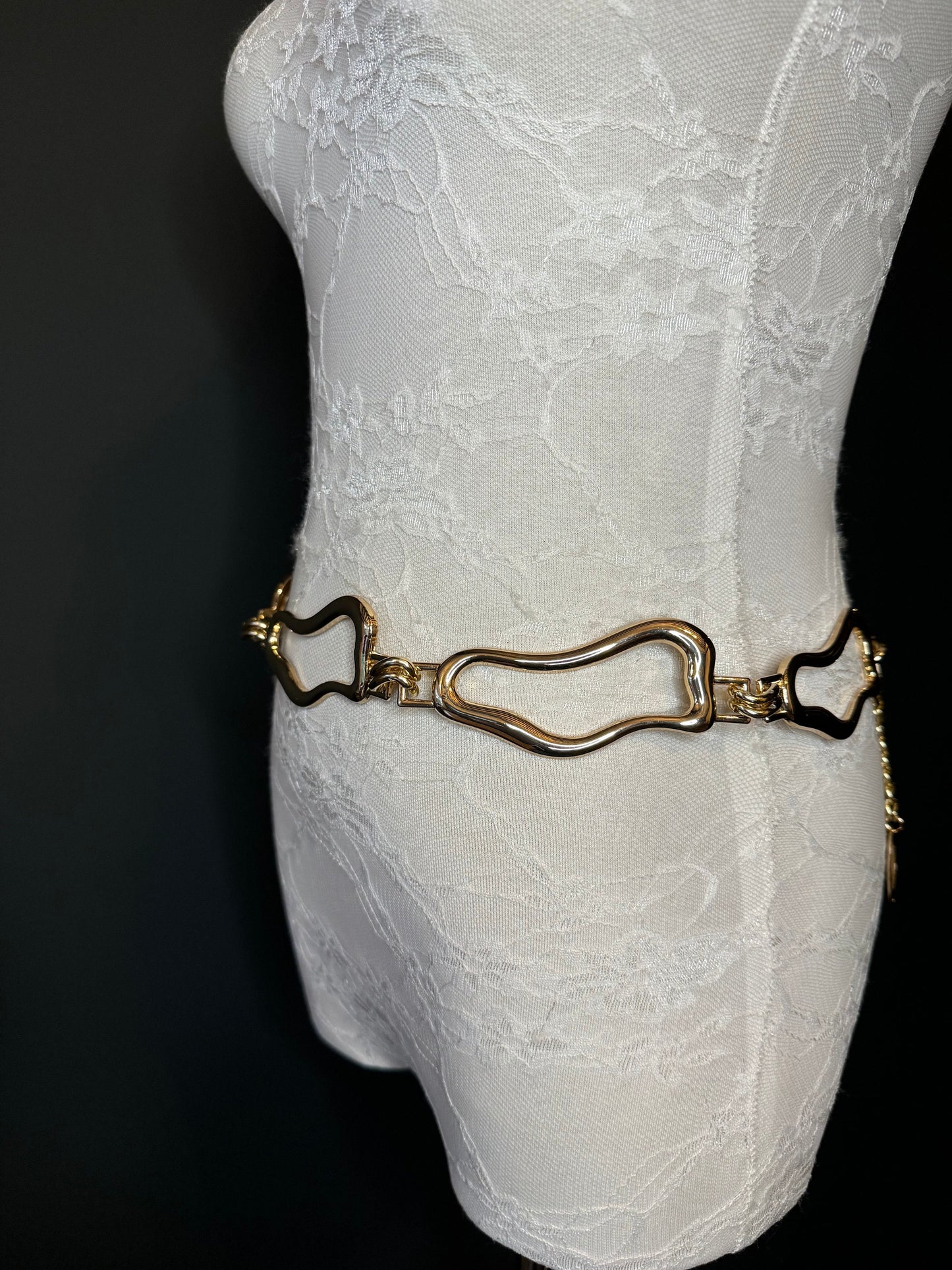 X-long Ring Belt, Metal Ring Belt, Teen Sizes, Size 18”-60”, Fan Design, Fan Collection, Gold, Silver Metal belt, Fashion Accessory