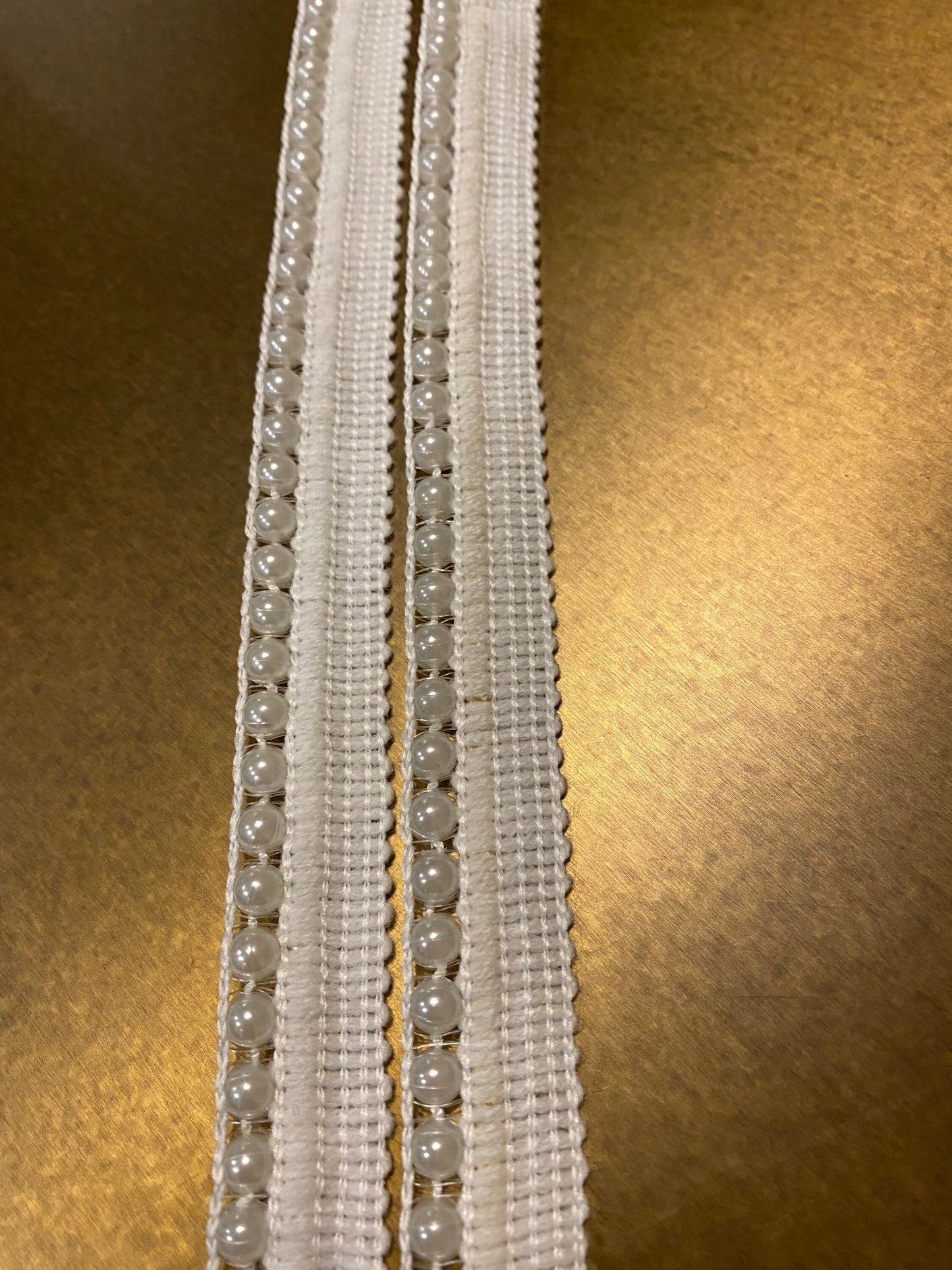 Beaded Chain Tape, Chain, Pearls, Silver, Gold, Black Tape, Ivory Tape, Sew on, Beaded Trim, Cardigans, Blazers, Crafts, Sewing