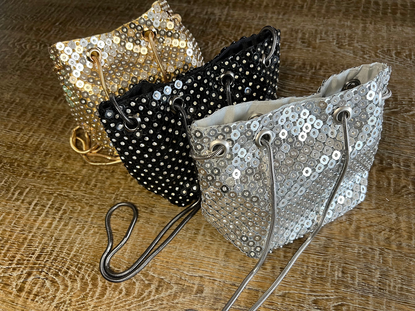 Rhinestone Chainmail Gold Handbag, Quality Handbag, Chainmail, Diamanté, Fashionable Bag