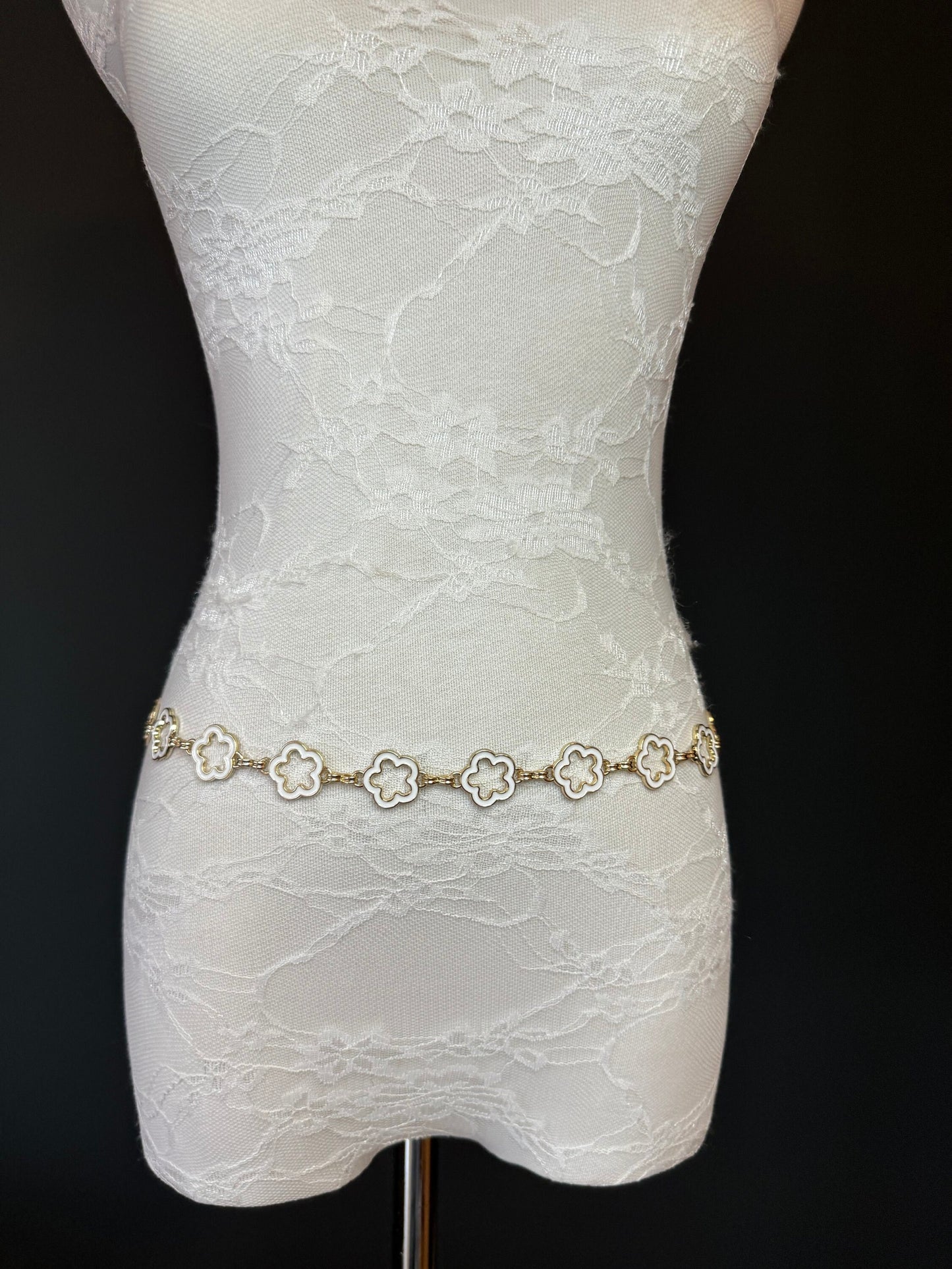 X-long Belt, Gold Metal Belt, Teen Sizes, Size 18”-60”, Fan Design, Fan Collection, Gift belt, Fashion Accessory, Bridal, Swimwear
