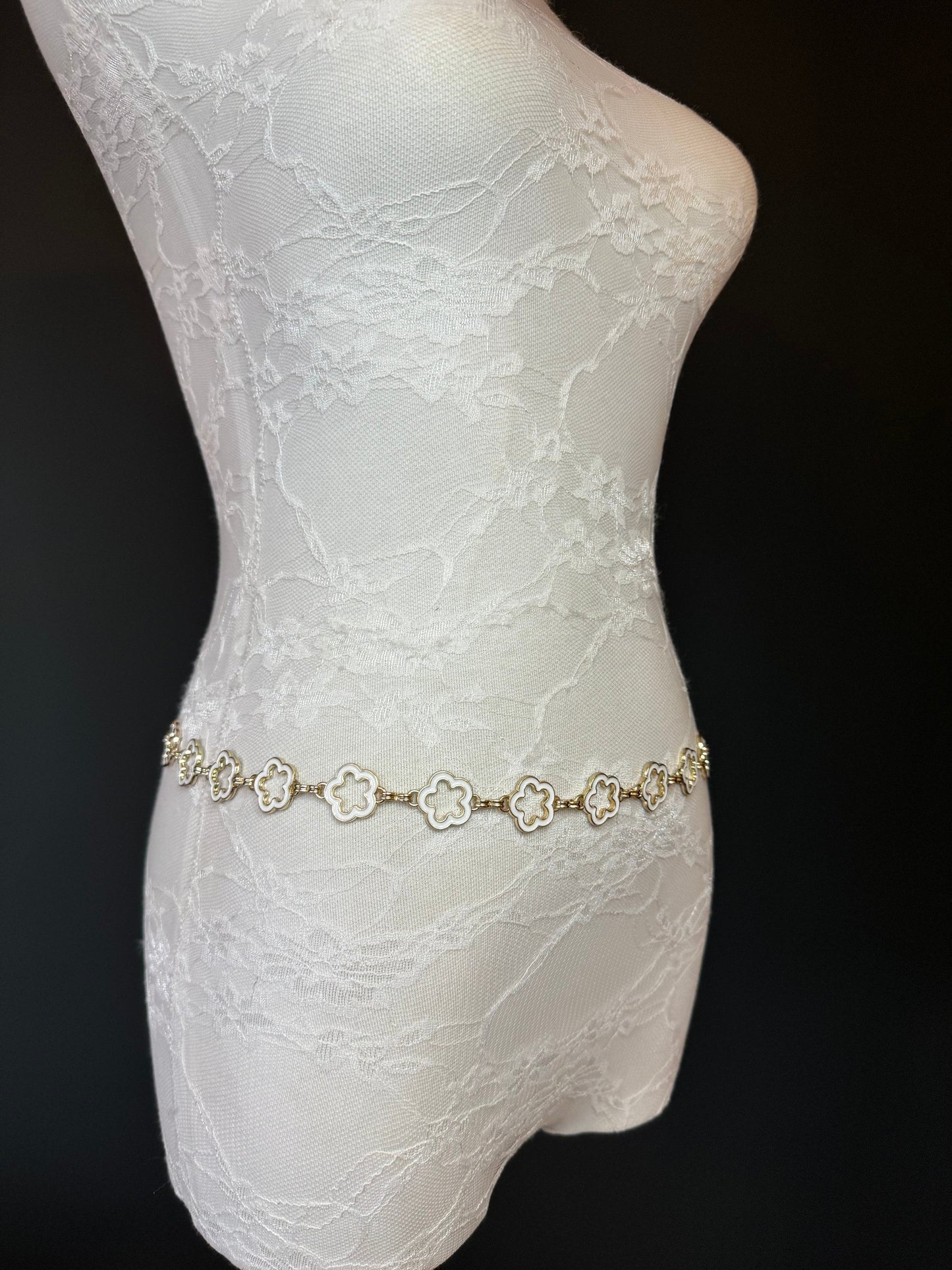 X-long Belt, Gold Metal Belt, Teen Sizes, Size 18”-60”, Fan Design, Fan Collection, Gift belt, Fashion Accessory, Bridal, Swimwear