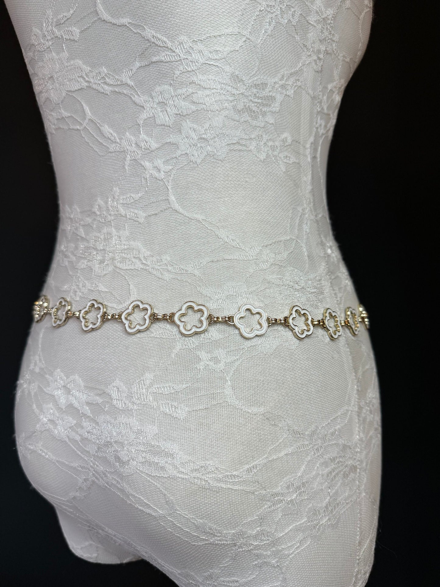 X-long Belt, Gold Metal Belt, Teen Sizes, Size 18”-60”, Fan Design, Fan Collection, Gift belt, Fashion Accessory, Bridal, Swimwear