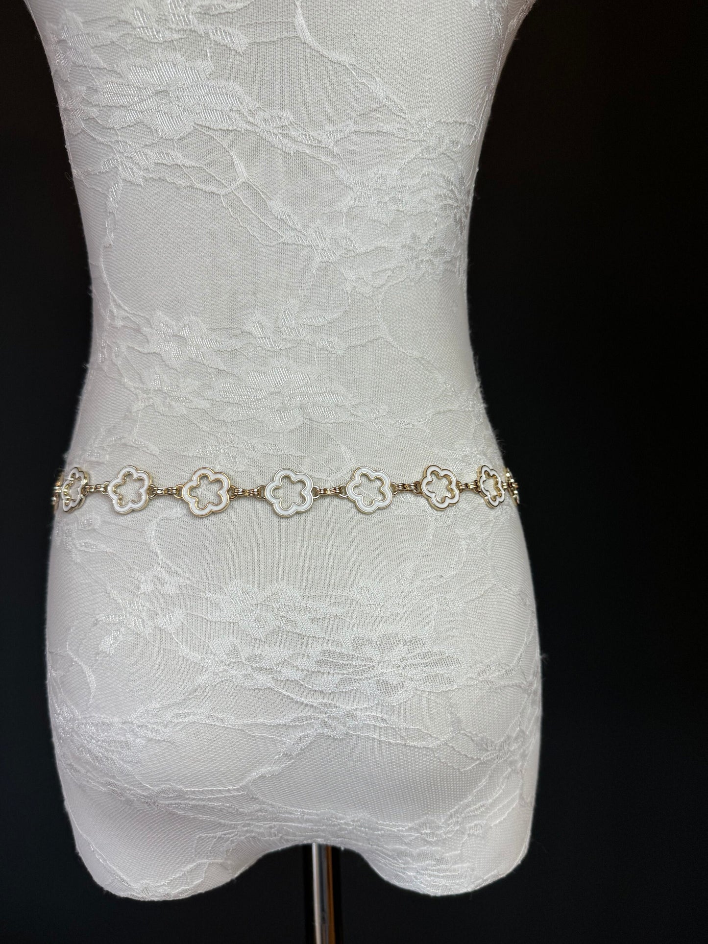 X-long Belt, Gold Metal Belt, Teen Sizes, Size 18”-60”, Fan Design, Fan Collection, Gift belt, Fashion Accessory, Bridal, Swimwear