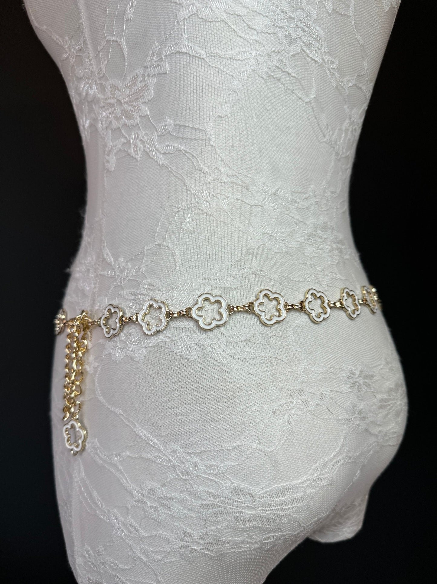X-long Belt, Gold Metal Belt, Teen Sizes, Size 18”-60”, Fan Design, Fan Collection, Gift belt, Fashion Accessory, Bridal, Swimwear