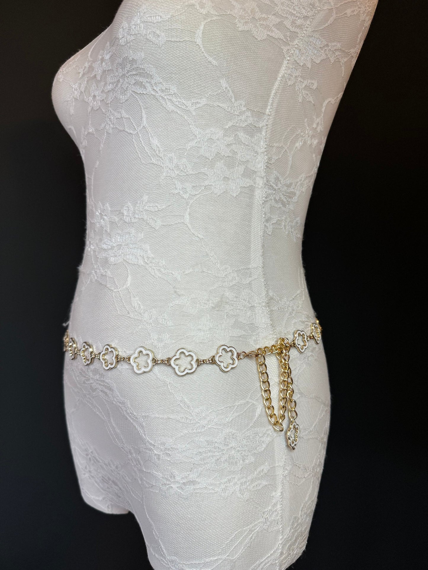 X-long Belt, Gold Metal Belt, Teen Sizes, Size 18”-60”, Fan Design, Fan Collection, Gift belt, Fashion Accessory, Bridal, Swimwear