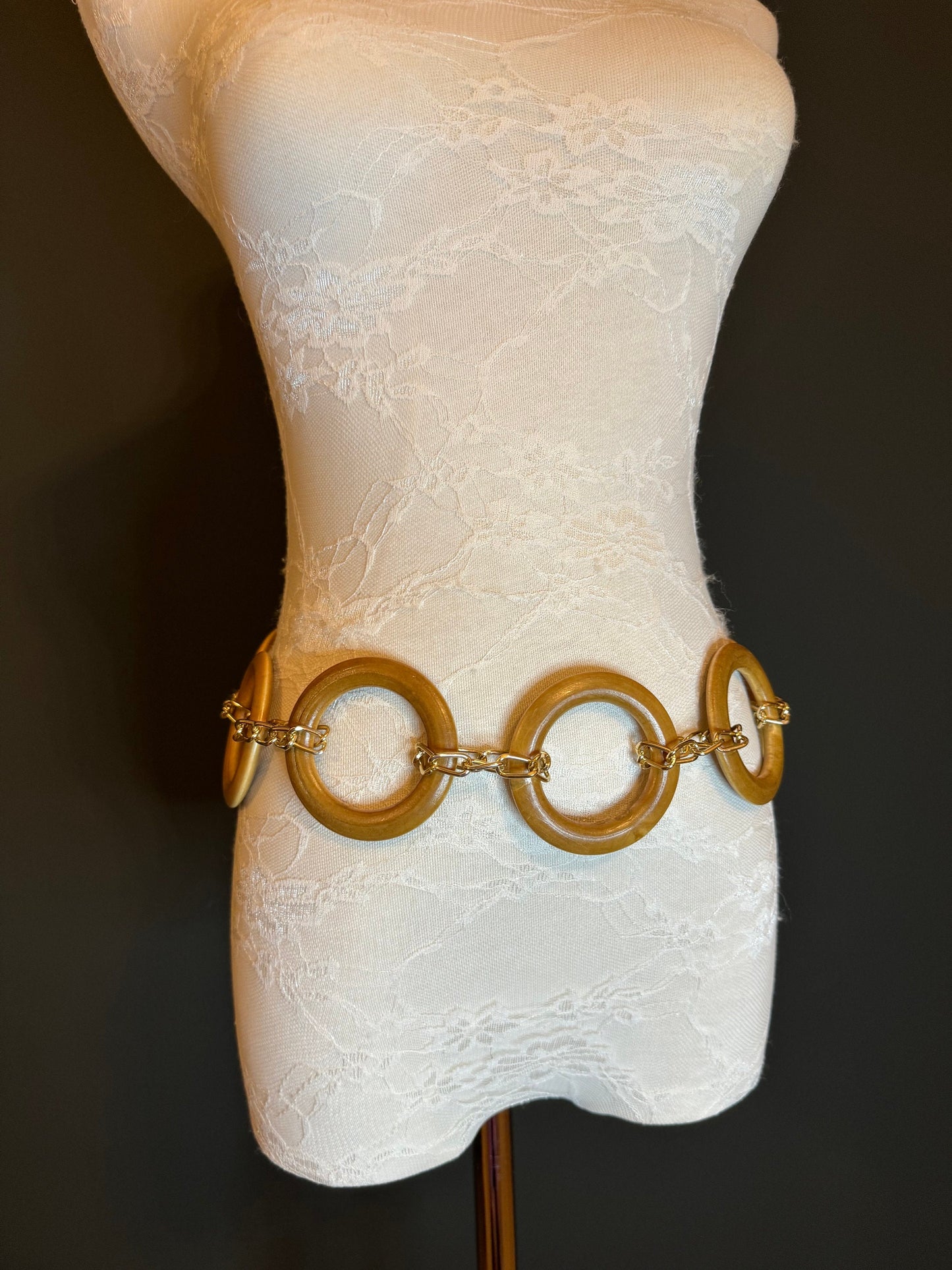 X-long Belt, Wood Ring Belt, Fashion Belt, Real Wood Ring Style Belts, Waist sizes 18”-60”, Handmade, Swimwear, Dresses, Gift