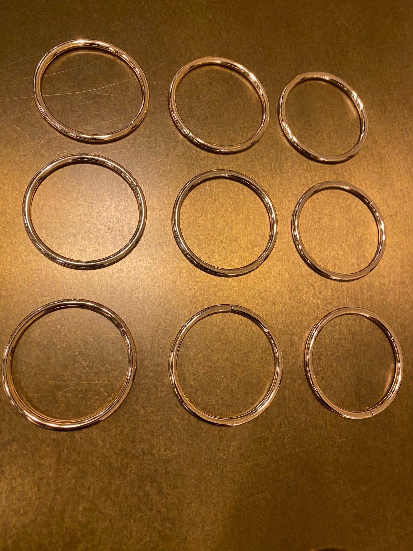 6cm Metal Rings, Strong 4mm Thick, Clothing Swimwear Buckle