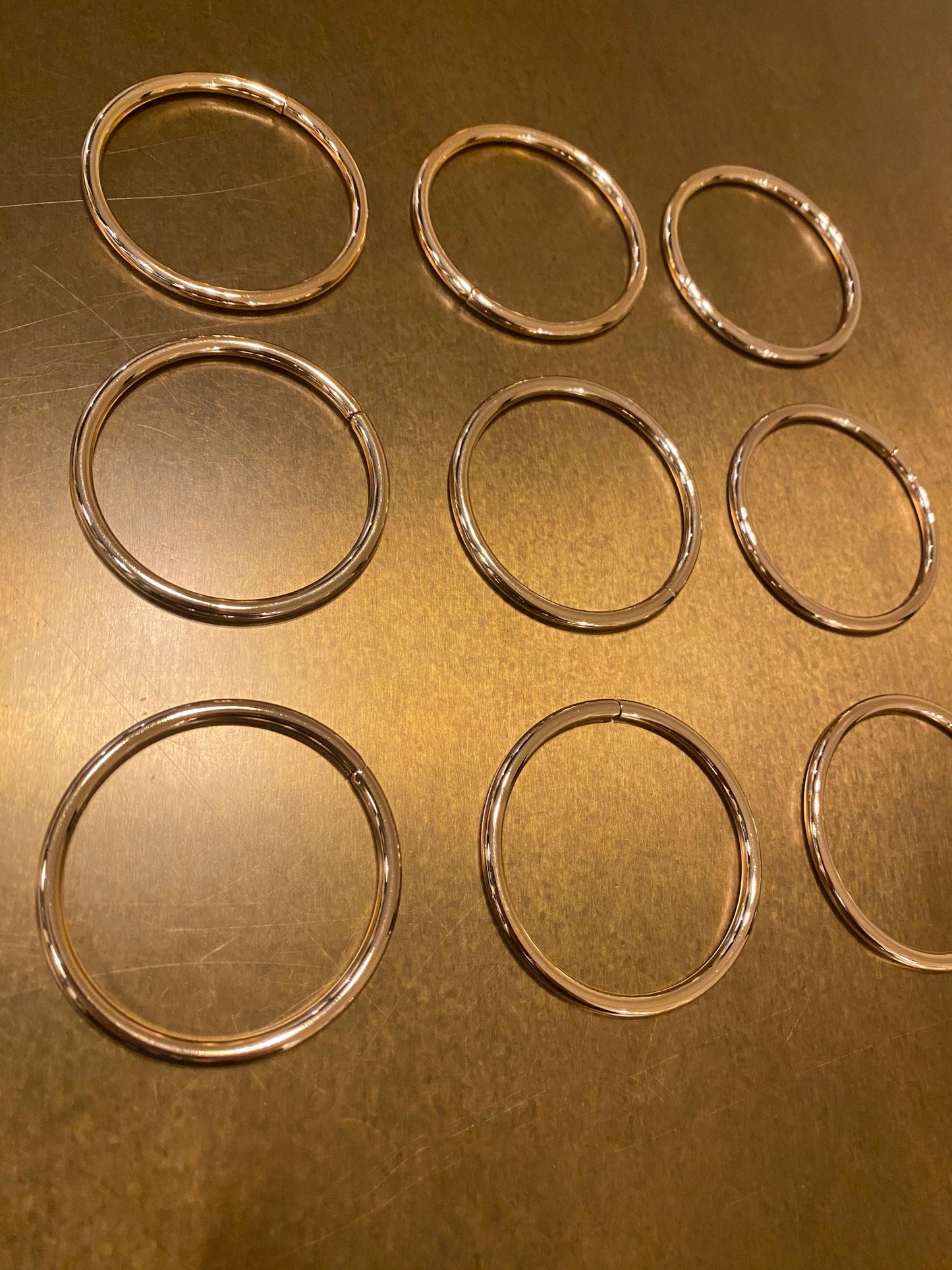 6cm Metal Rings, Strong 4mm Thick, Clothing Swimwear Buckle