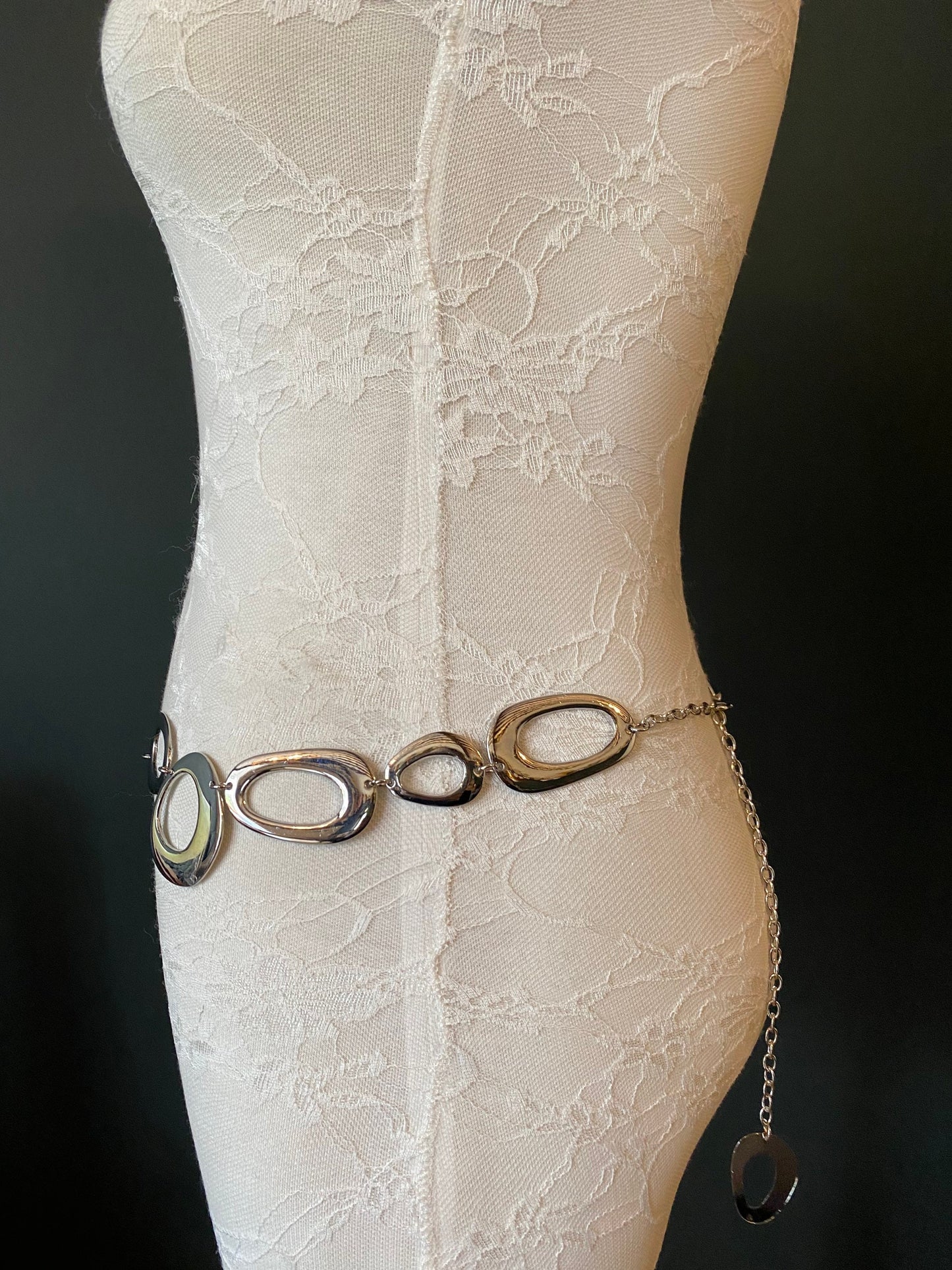 X-long Ring Belt, Metal Ring Belt, Teen Sizes, Size 18”-60”, Fan Design, Fan Collection, Gold, Silver Metal belt, Fashion Accessory
