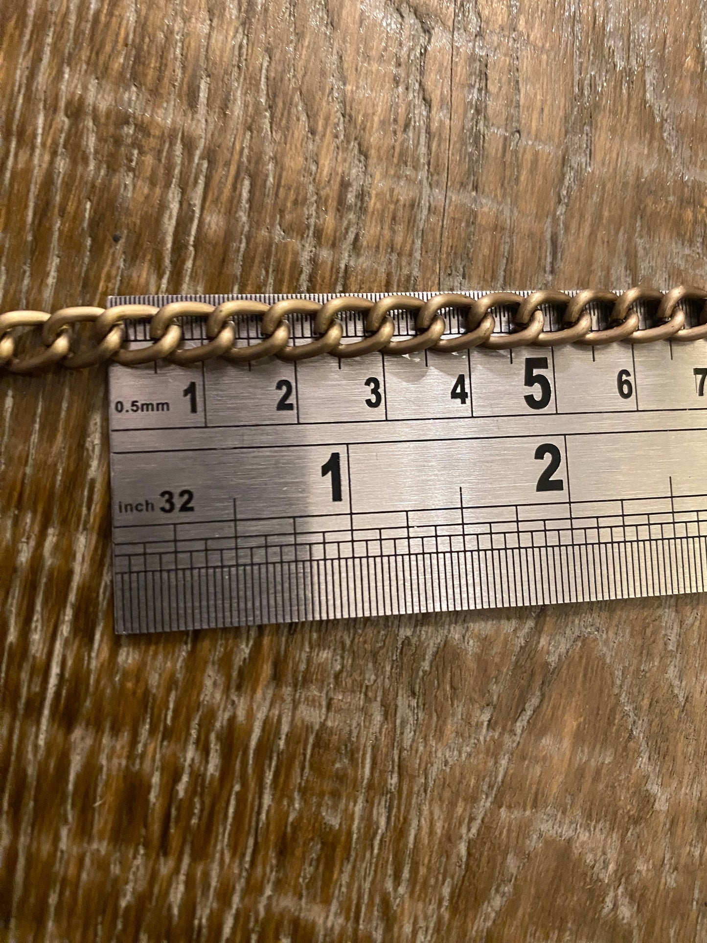 Lightweight Aluminum Metal Chain, Gold, Silver, Antique Brass, Per Metre