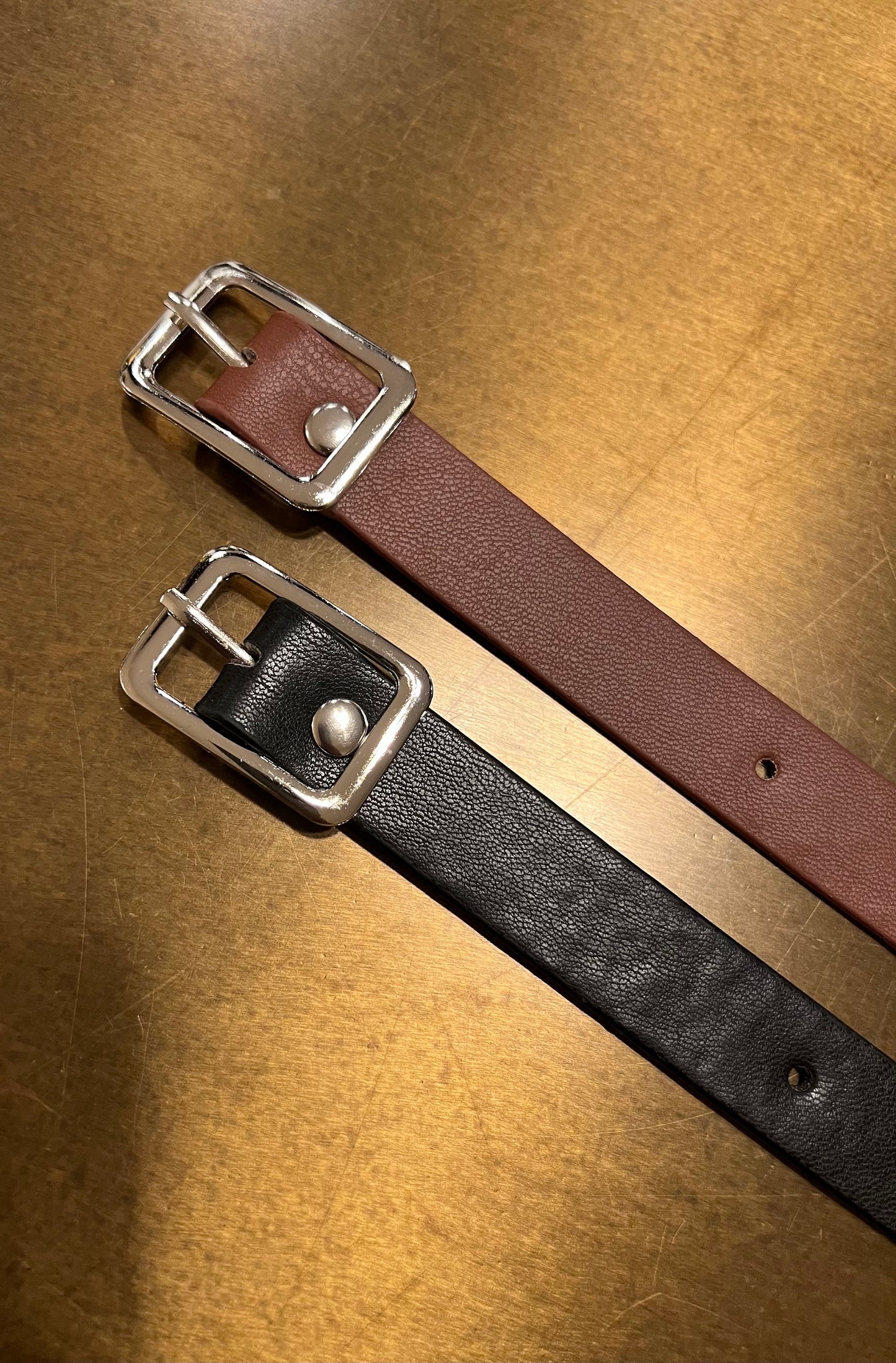 Kilt Straps, Belt Straps, 8” 20cm Long, Black Silver Straps, Brown Silver Straps, Buckle, Wrist straps, Dog Collar, Dolls Collar, FAN Design