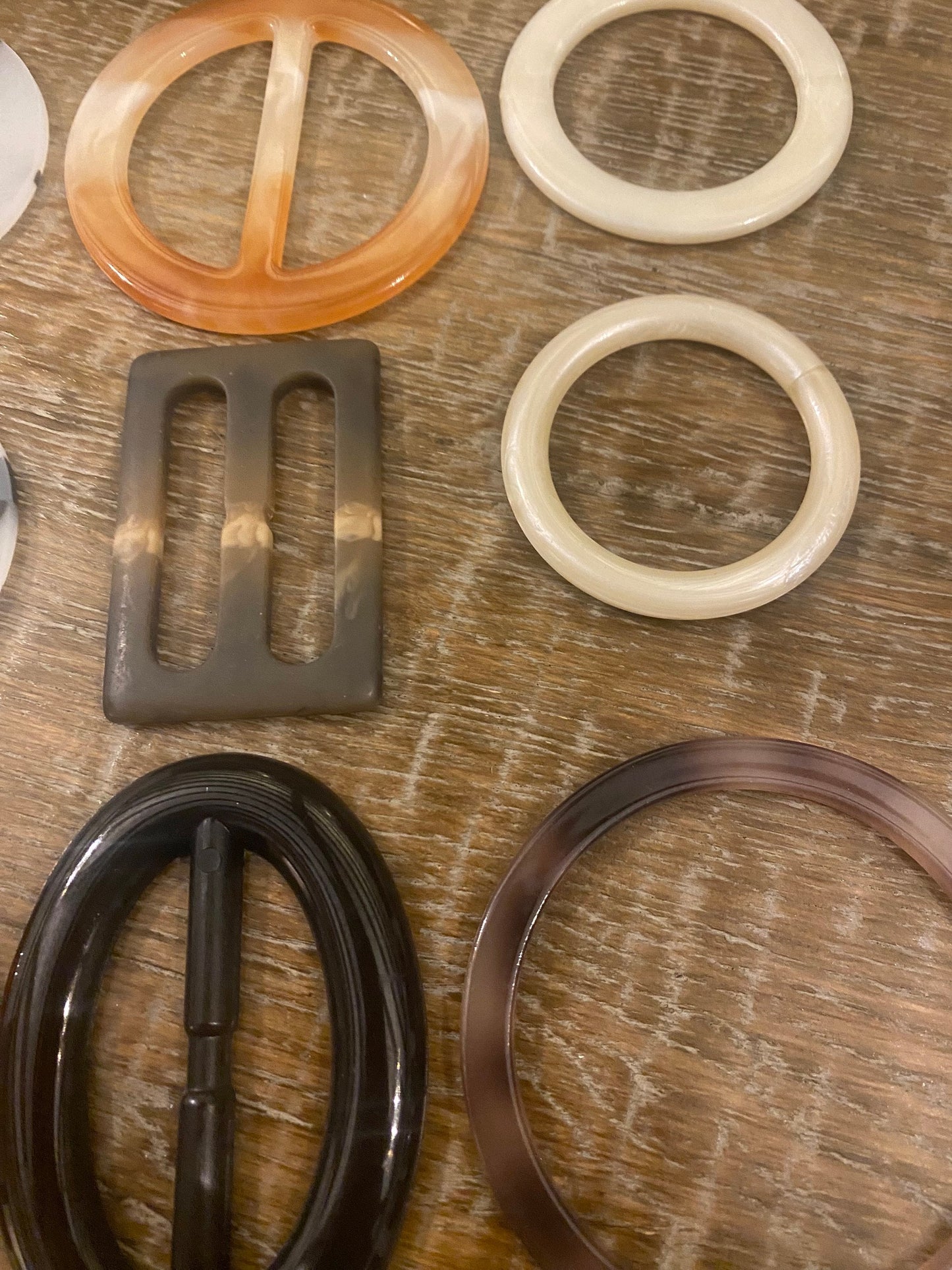 Buckles, Horn Buckles, Mock Tortoiseshell  Buckle, Round, Rectangle, Prong, Replacment Buckle, Dresses, Belts