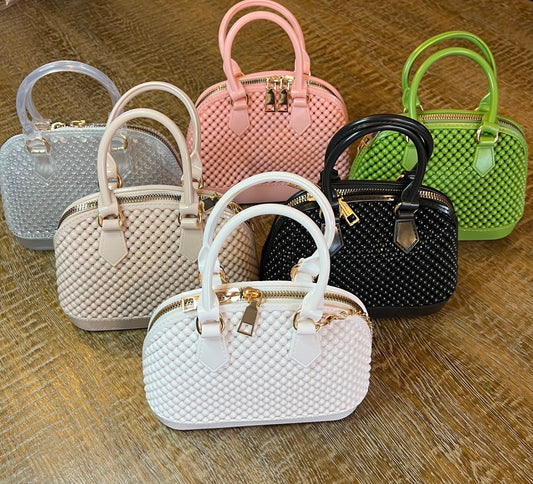 Handmade Beaded Handbag, Gold Chain Strap, FAN Apparel, 6 Colours