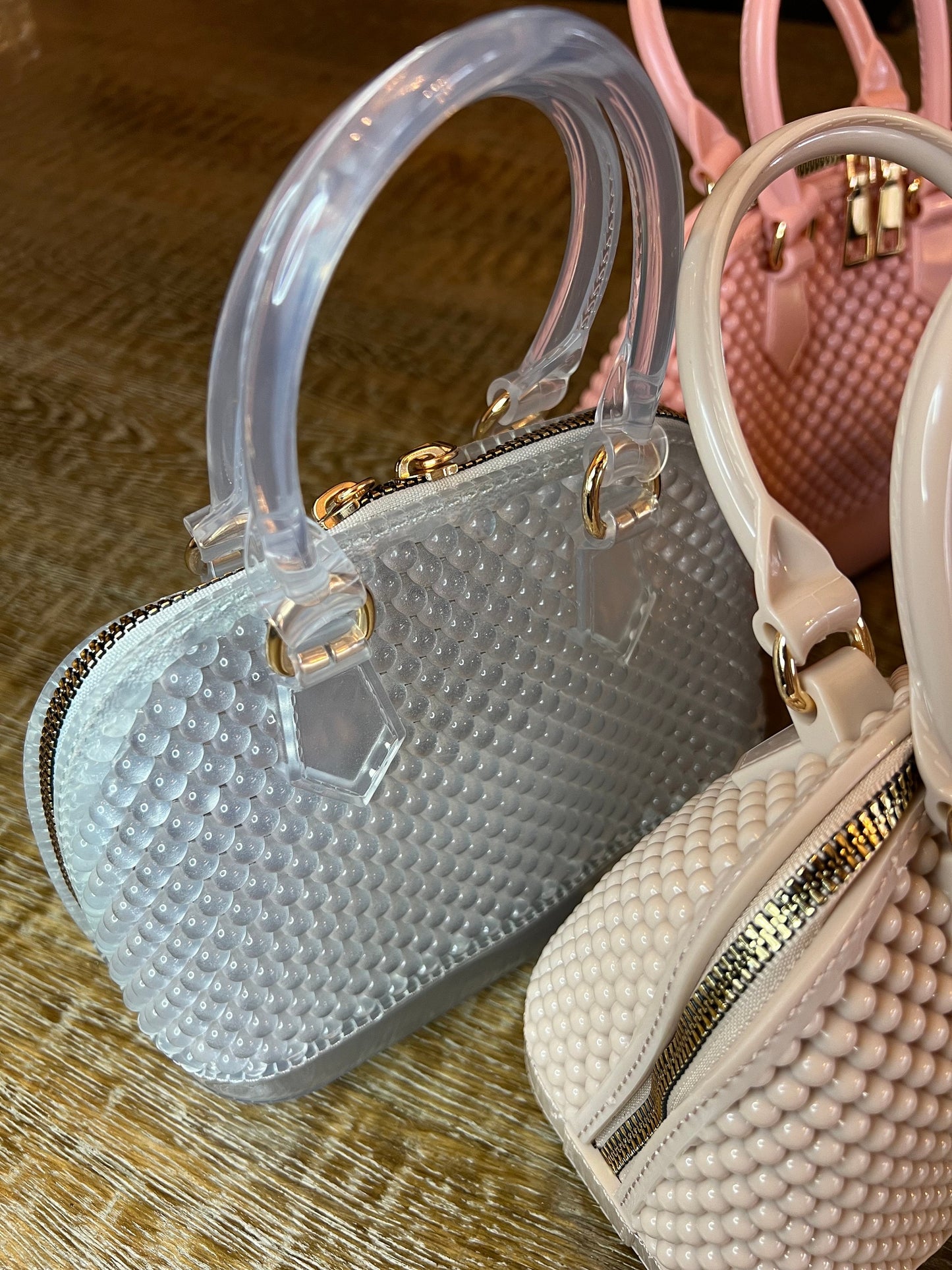 Handmade Beaded Handbag, Gold Chain Strap, FAN Apparel, 6 Colours