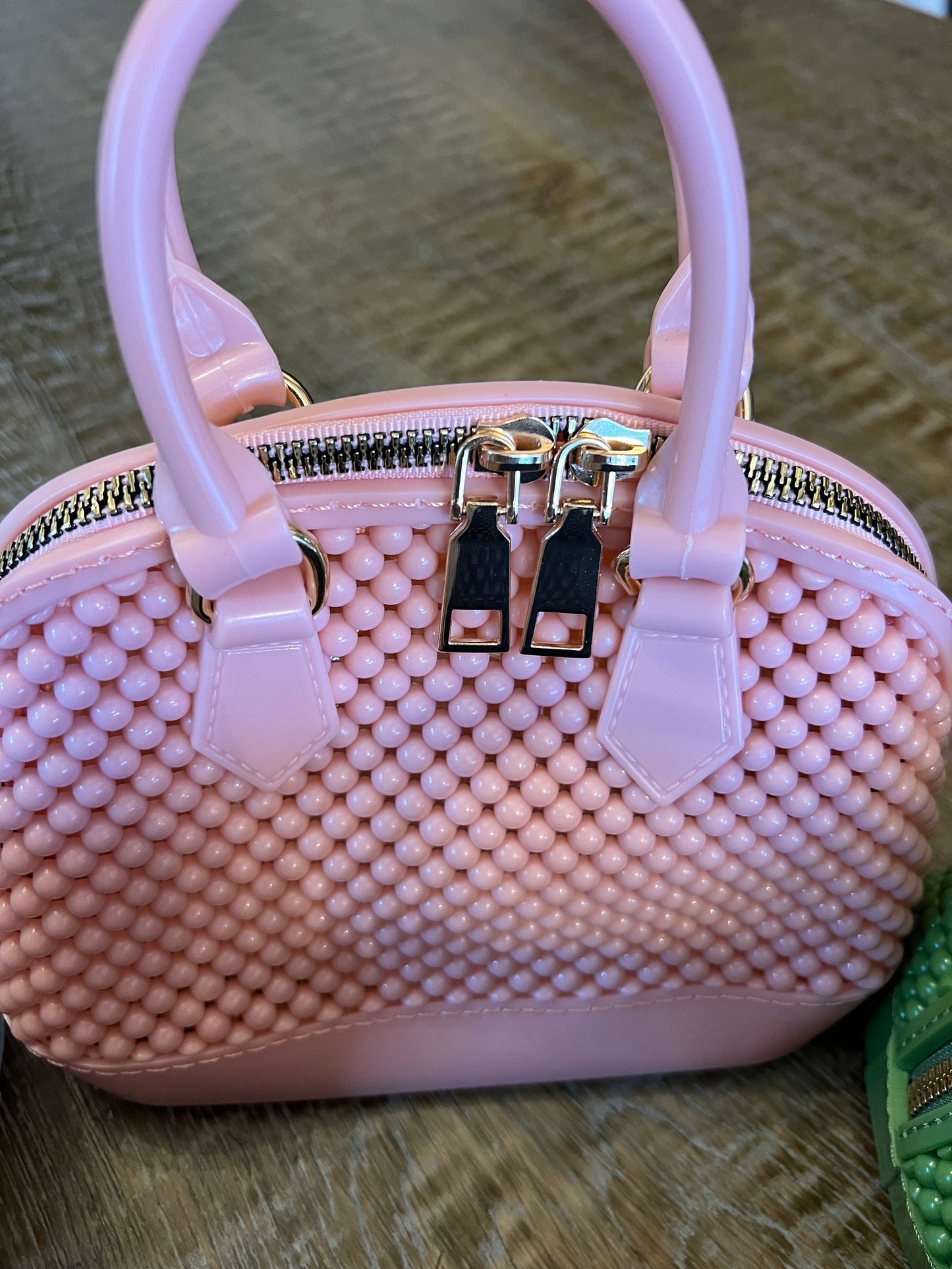 Handmade Beaded Handbag, Gold Chain Strap, FAN Apparel, 6 Colours