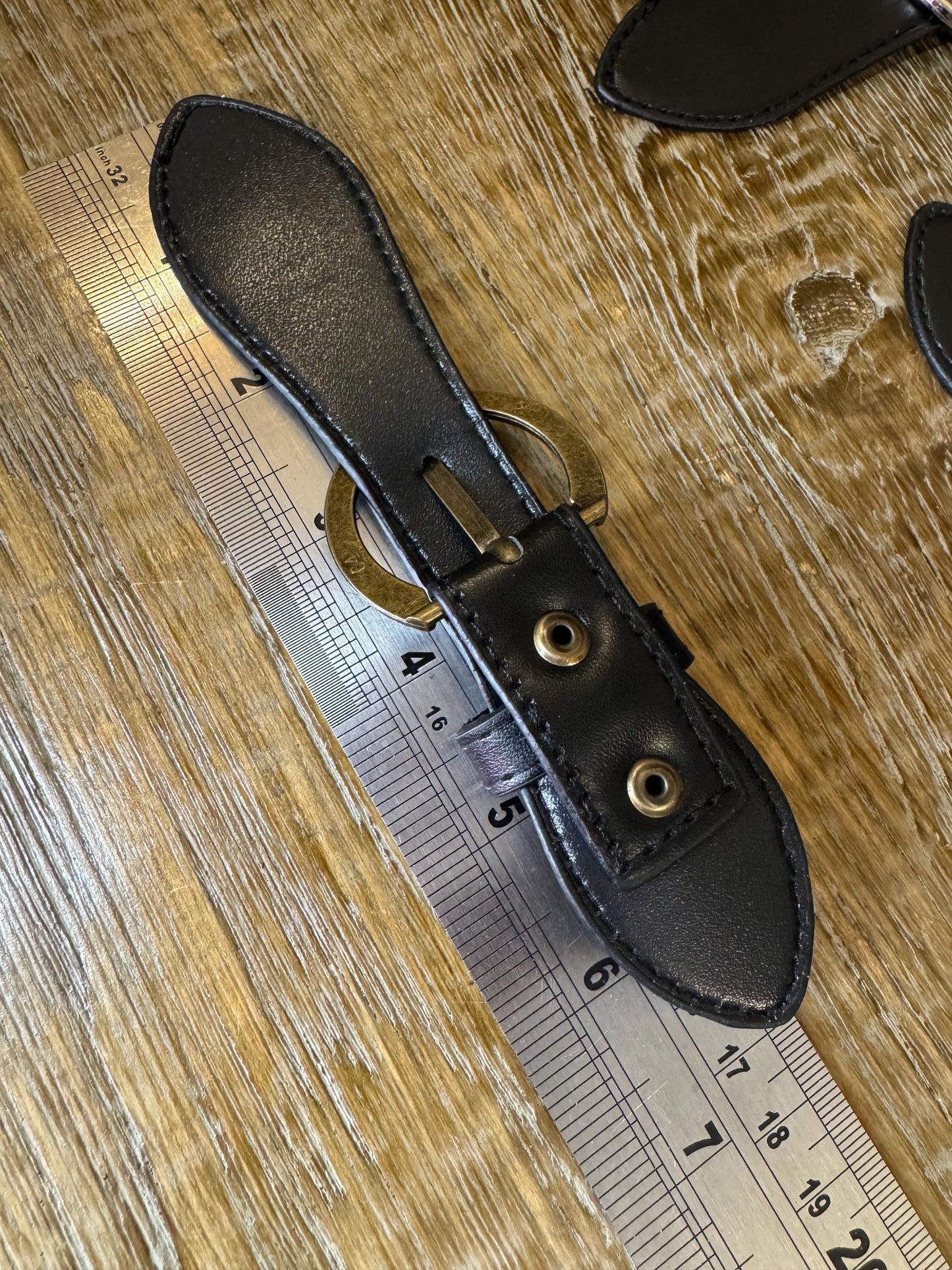 Kilt Strap, Gold Buckle, Matt Black, High Quality, Crafts, Clothing, Bags, 6.5” x 1.5”, Antique Brass, Gold, Silver Buckle, Vegan