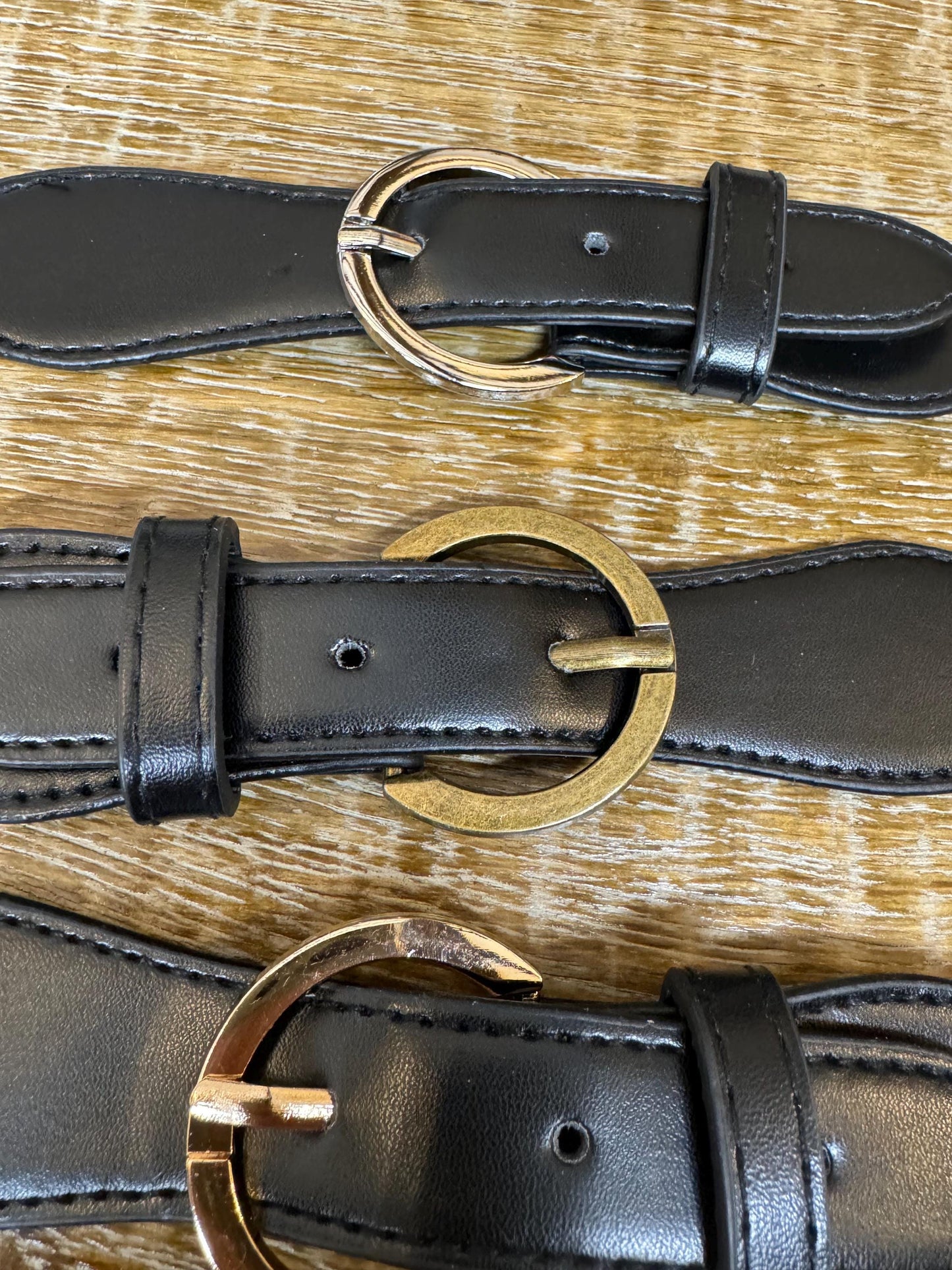 Kilt Strap, Gold Buckle, Matt Black, High Quality, Crafts, Clothing, Bags, 6.5” x 1.5”, Antique Brass, Gold, Silver Buckle, Vegan