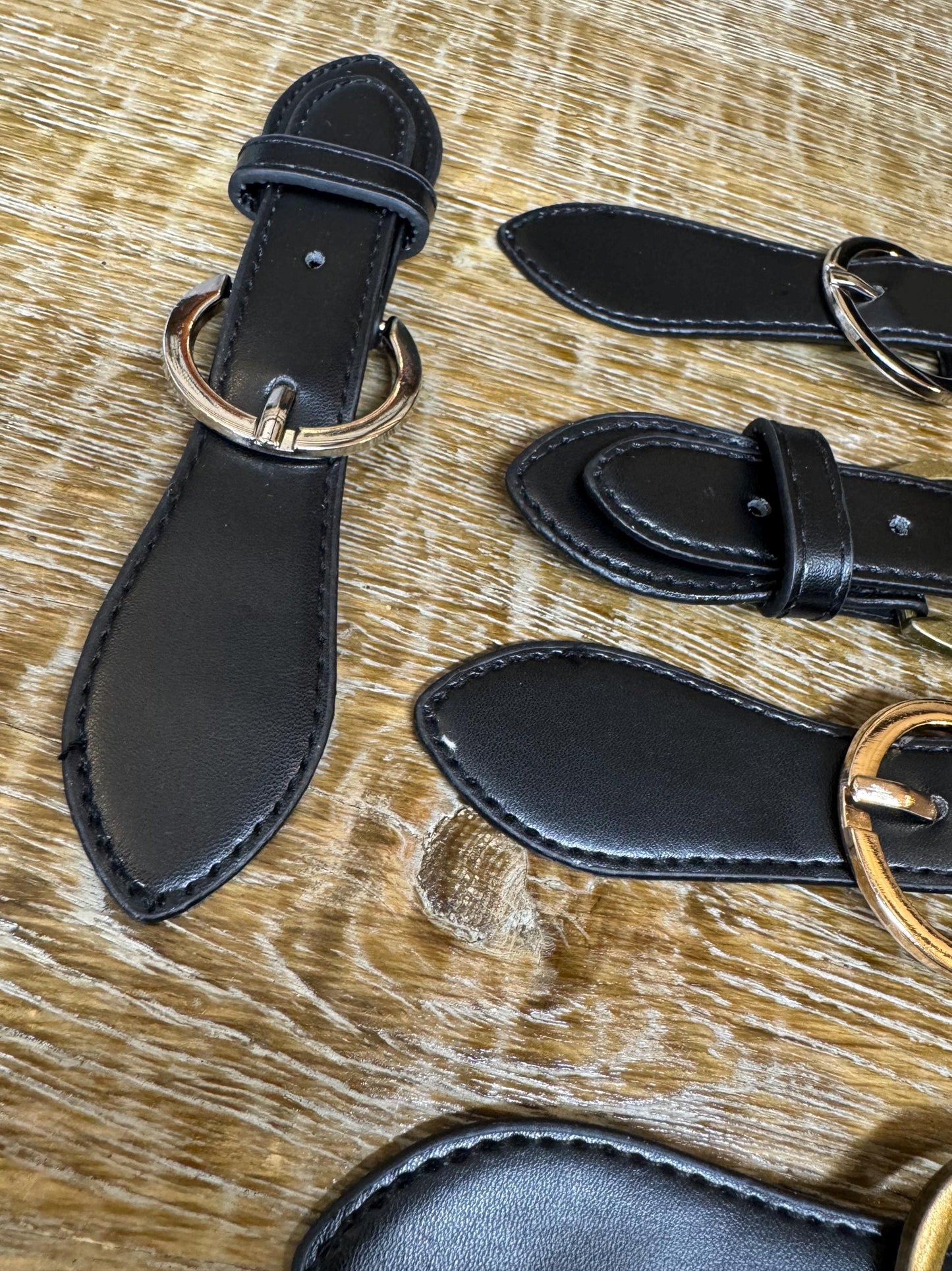 Kilt Strap, Gold Buckle, Matt Black, High Quality, Crafts, Clothing, Bags, 6.5” x 1.5”, Antique Brass, Gold, Silver Buckle, Vegan
