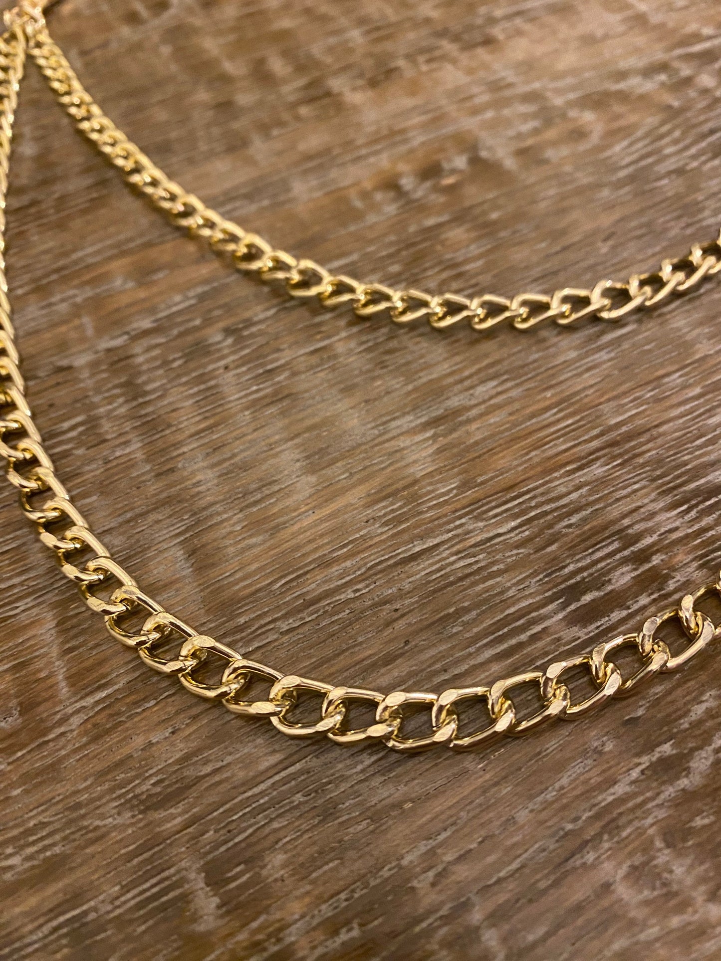 Layered Jeans Chains, Street Fashion, Hip Hop, 6 size selection, Silver, 2 Layers, Gold, Silver, Festival, Bags, Gift
