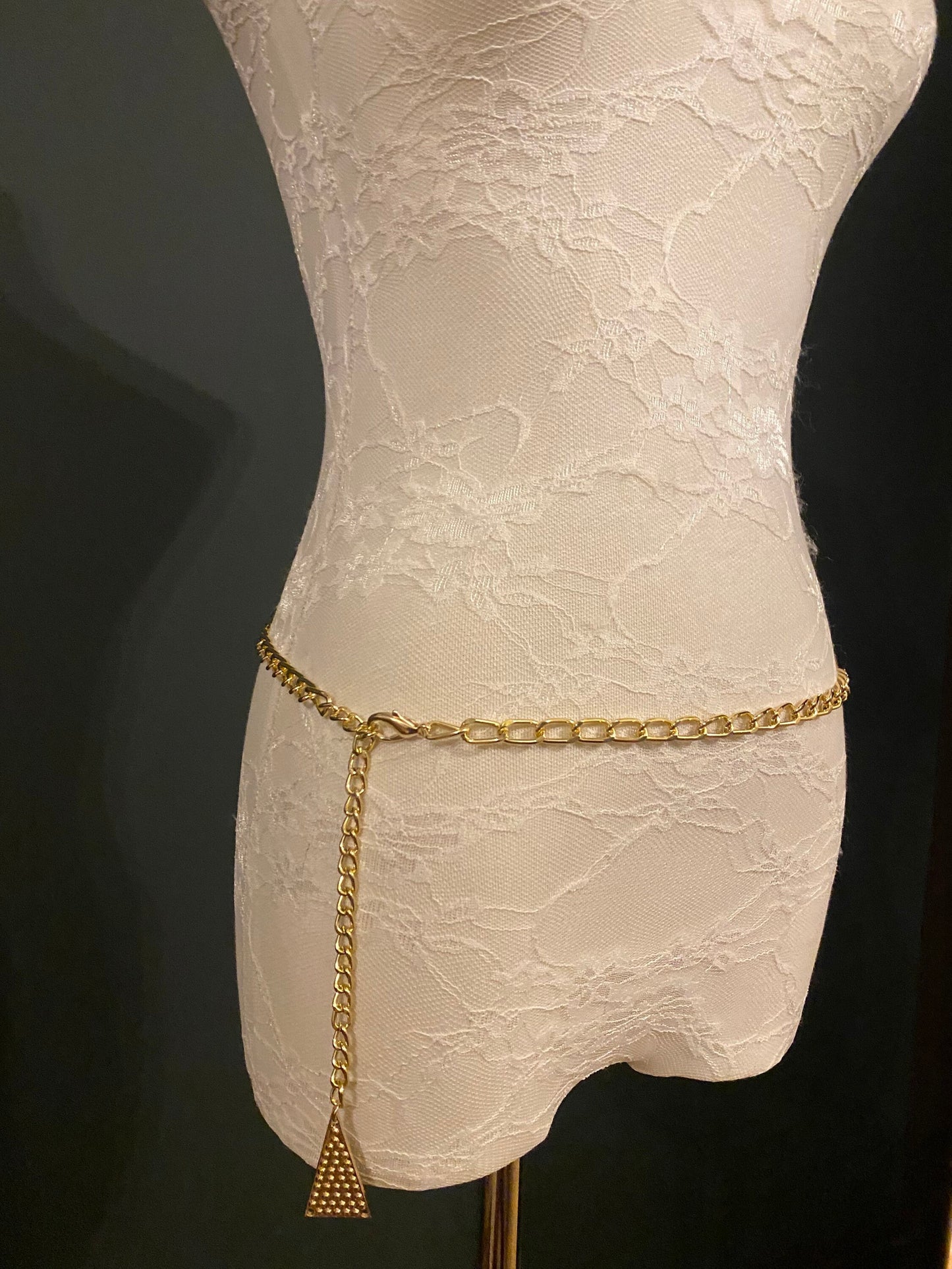 Gold Chain Belt – Handmade to Measure 18–60 Inch Waist
