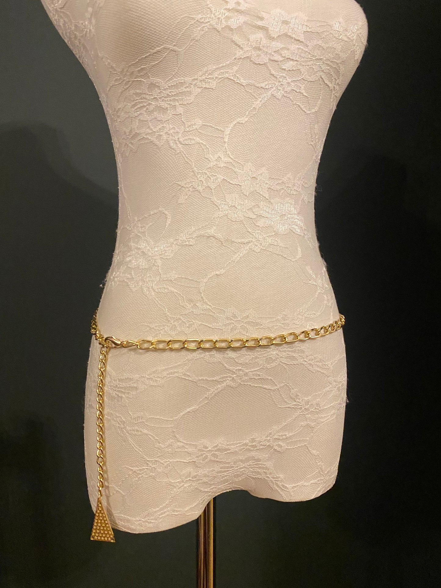 Gold Chain Belt – Handmade to Measure 18–60 Inch Waist