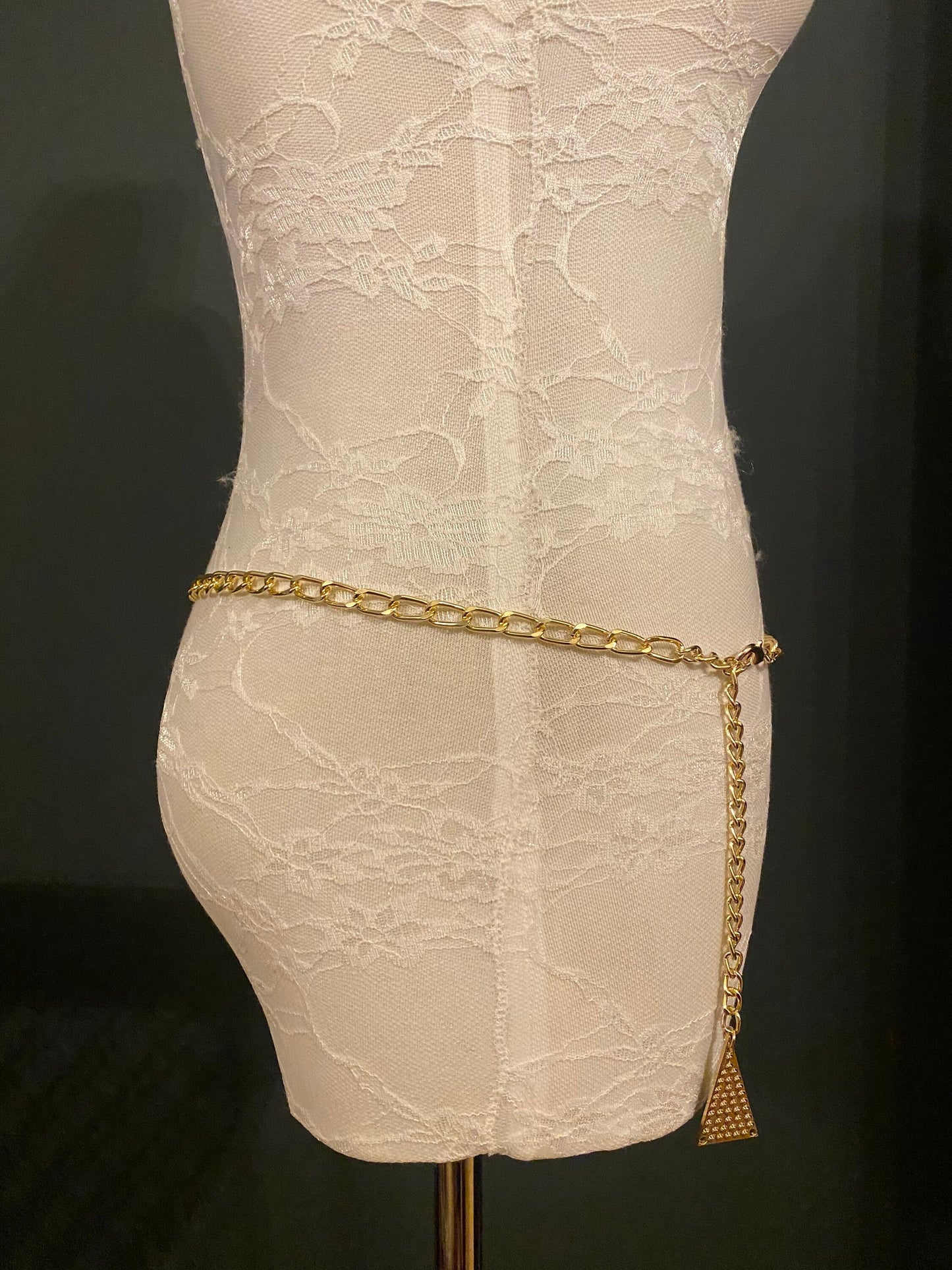 Gold Chain Belt – Handmade to Measure 18–60 Inch Waist