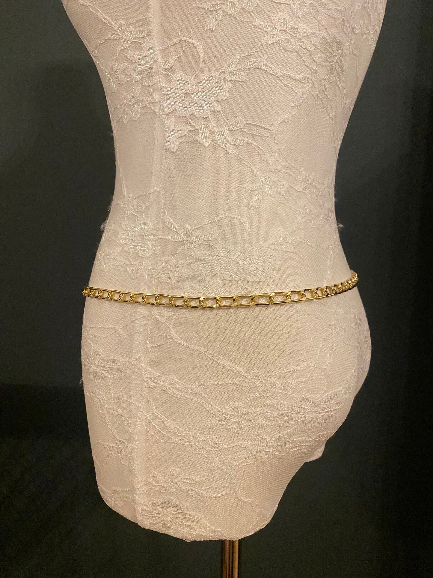 Gold Chain Belt – Handmade to Measure 18–60 Inch Waist