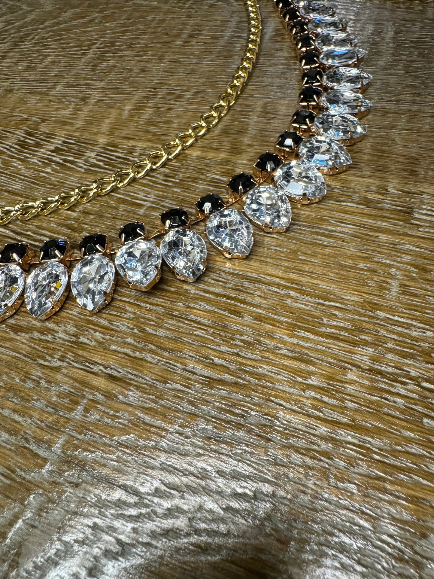 Jeans Chain, Punk Chain, Fashion Jeans Chain, Silver Jeans Chain, Diamanté Jeans Chain, Two row chains, Gift