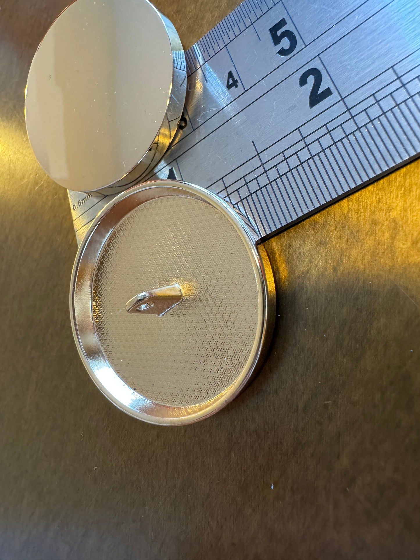 Large Metal Button, Mirror Look Button, Silver, Gold Metal Buttons, Shank, Statement Buttons, 54L size 3.5cm, 1 3/8” size, Blazer, Coats